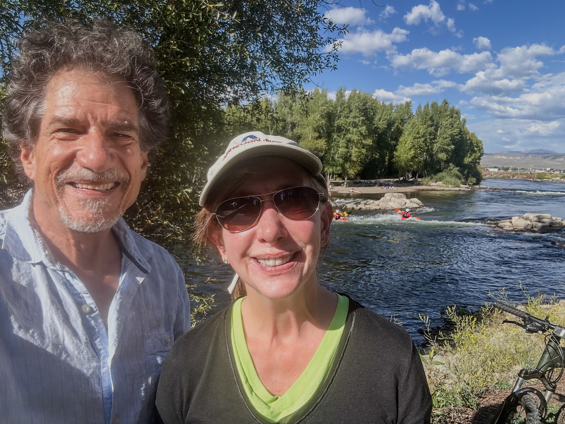 Bike ride along the Gunnison River