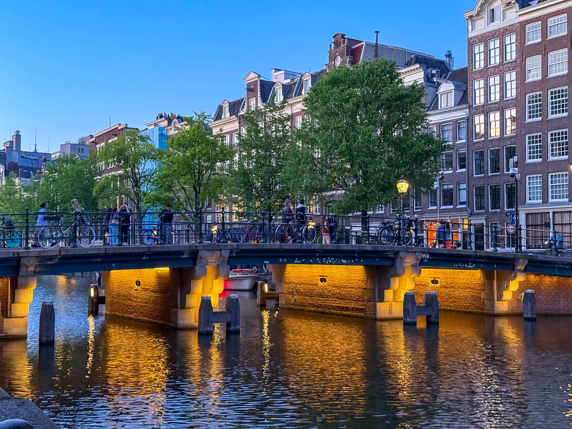 Walking to the Hoxton after dinner