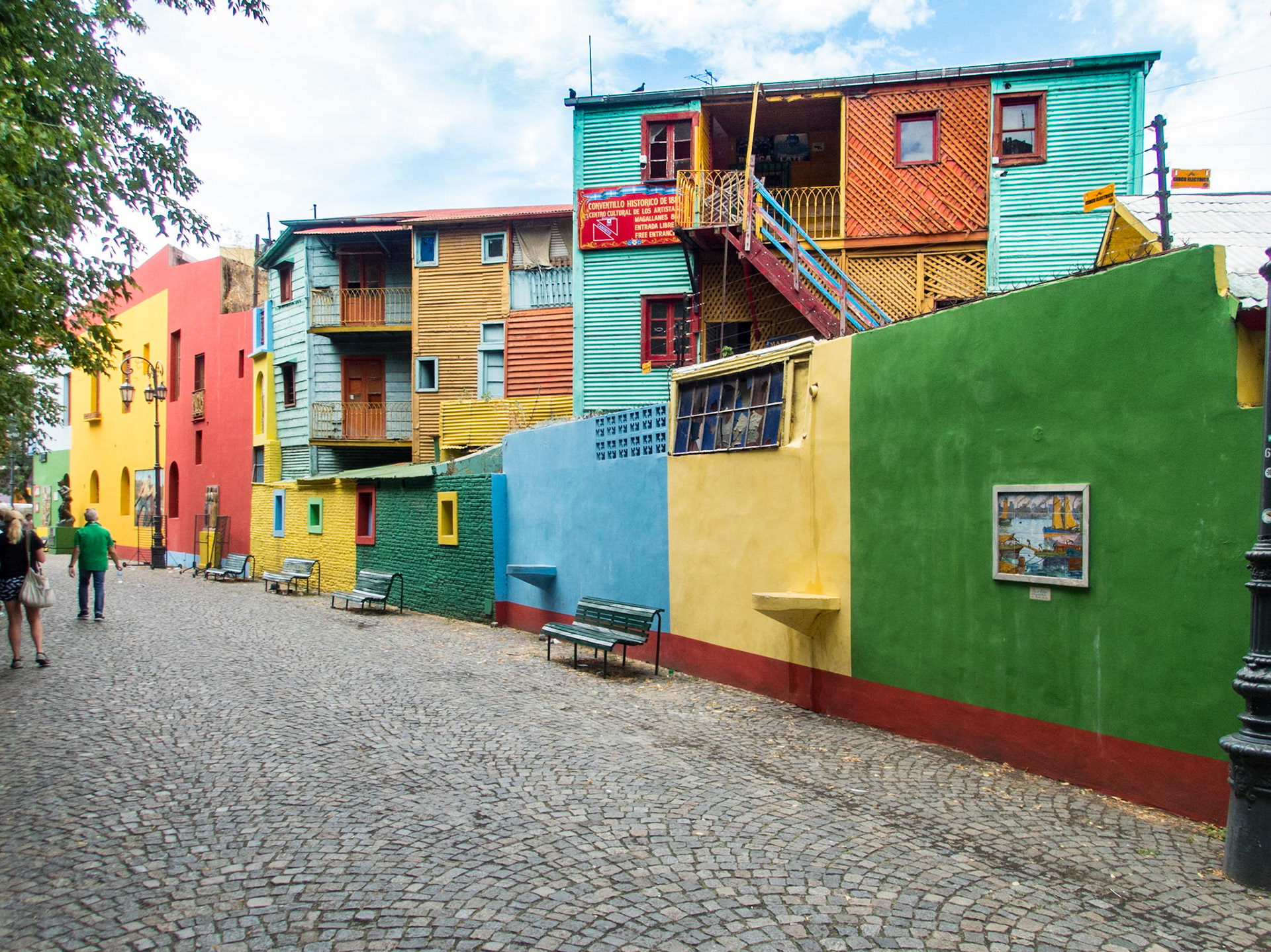 Caminito is a narrow alley in La Boca