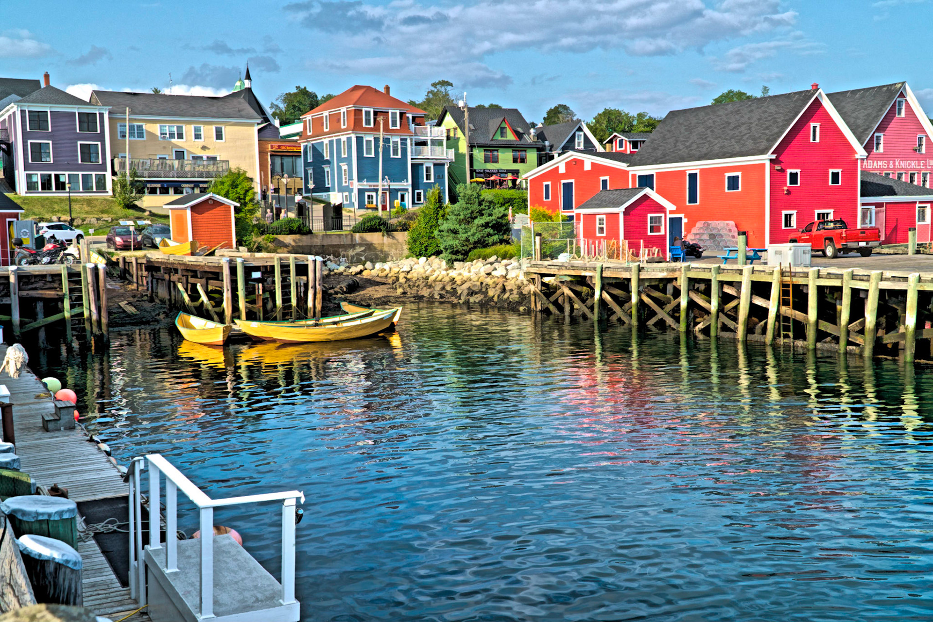 Wharf on the Lunenburg waterfront