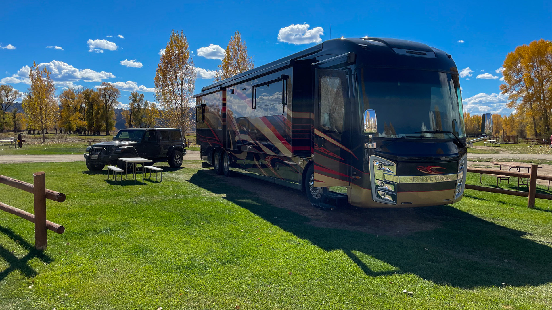 Our Gunnison campsite