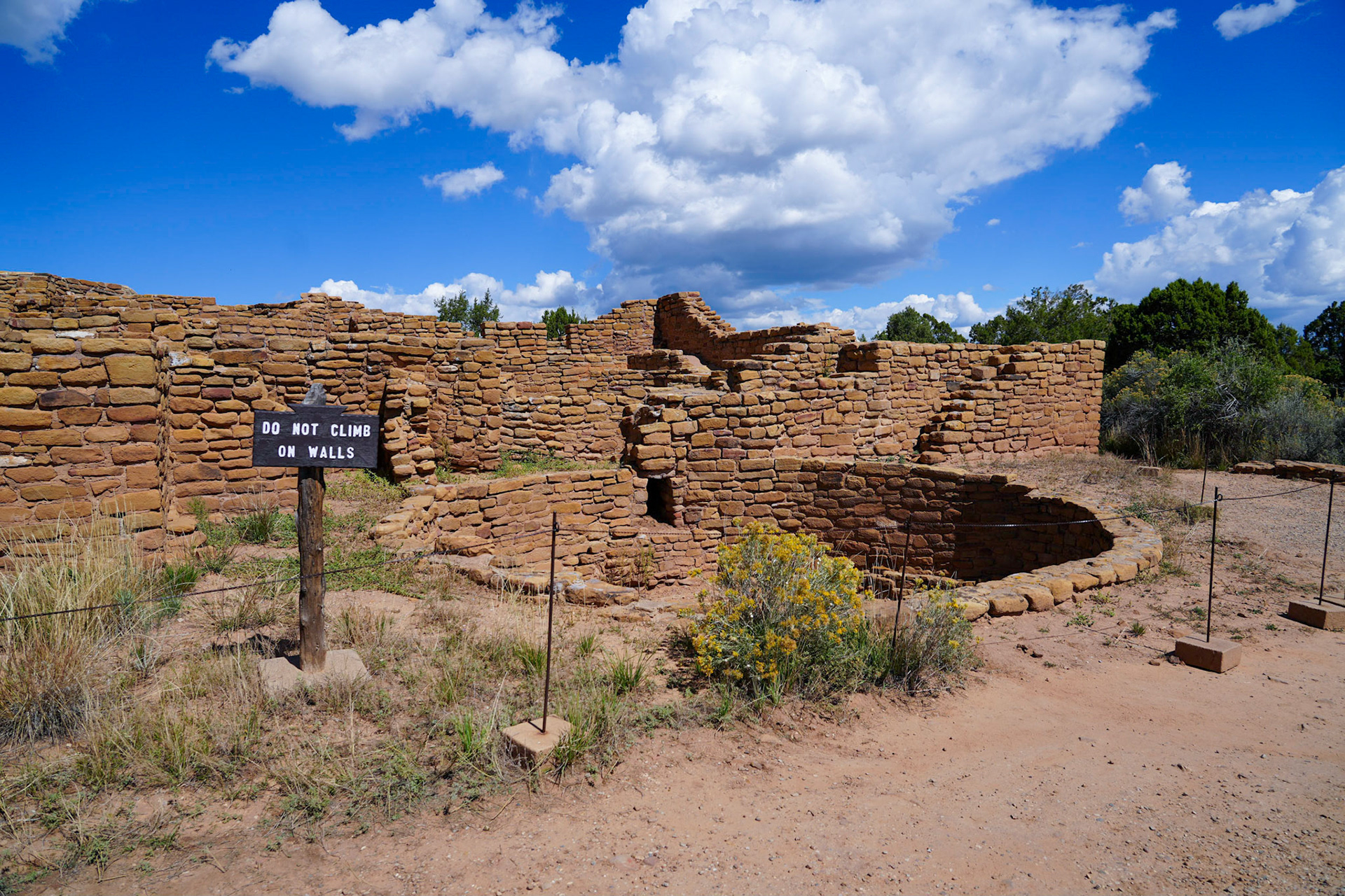 Ancient dwellings at Far View in Mesa Verde