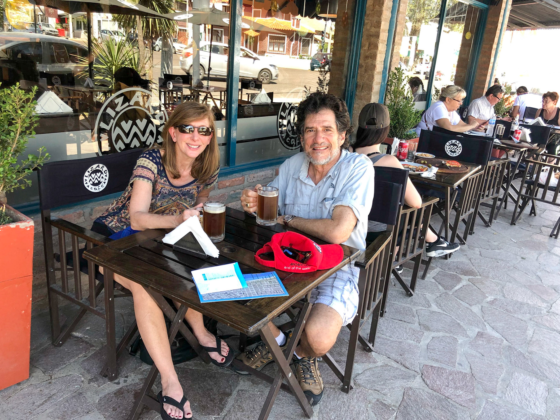 Refreshment stop at a local cafe in Puerto Madryn