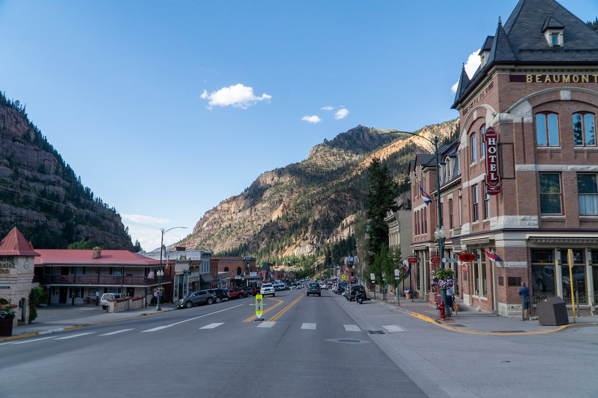 Ouray's Main Street