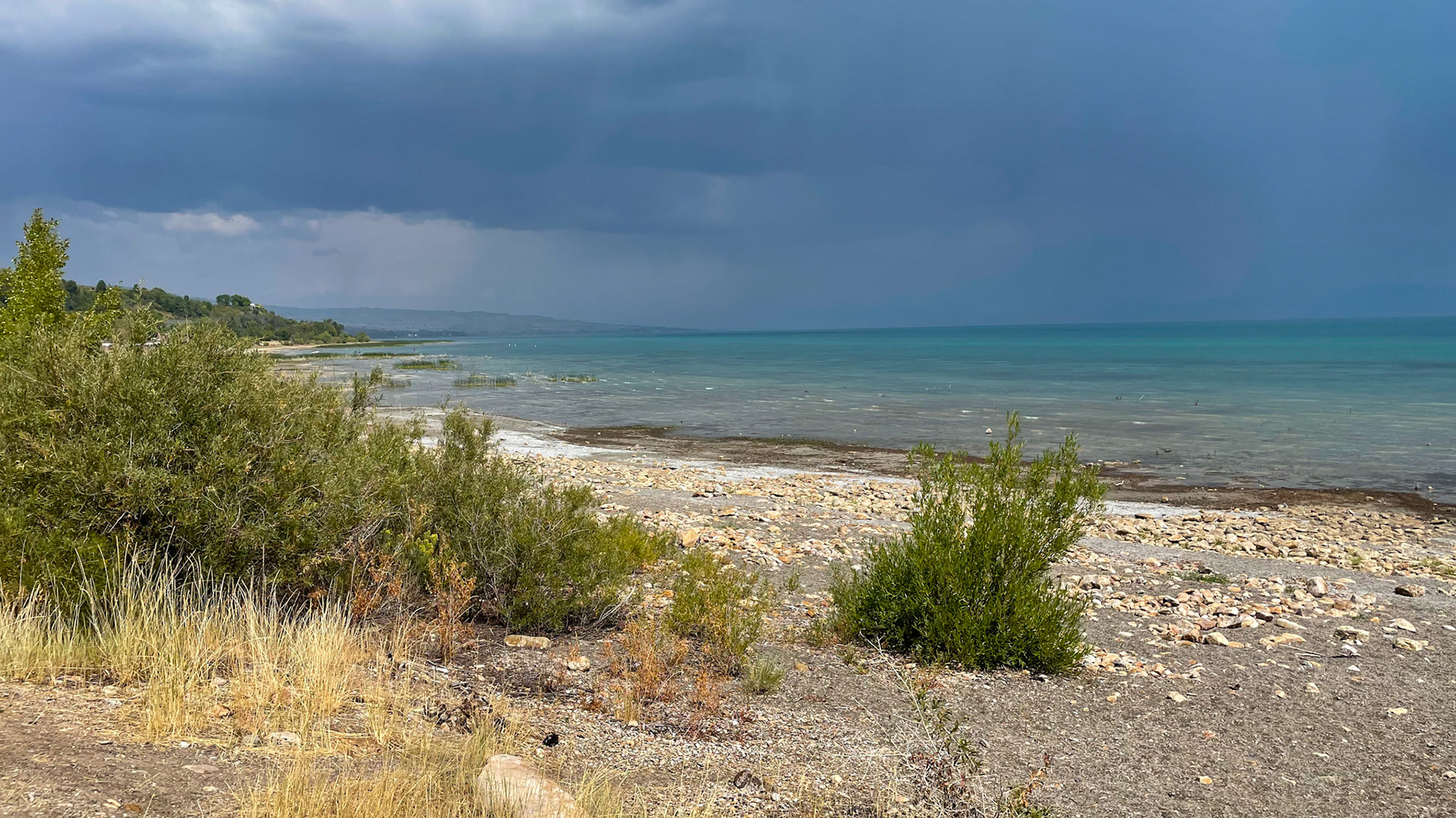 Storms are brewing over Bear Lake
