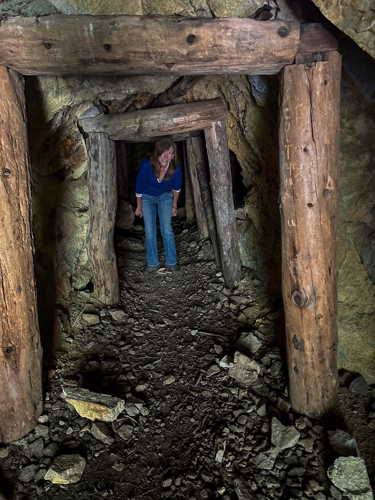Exploring an abandoned mine