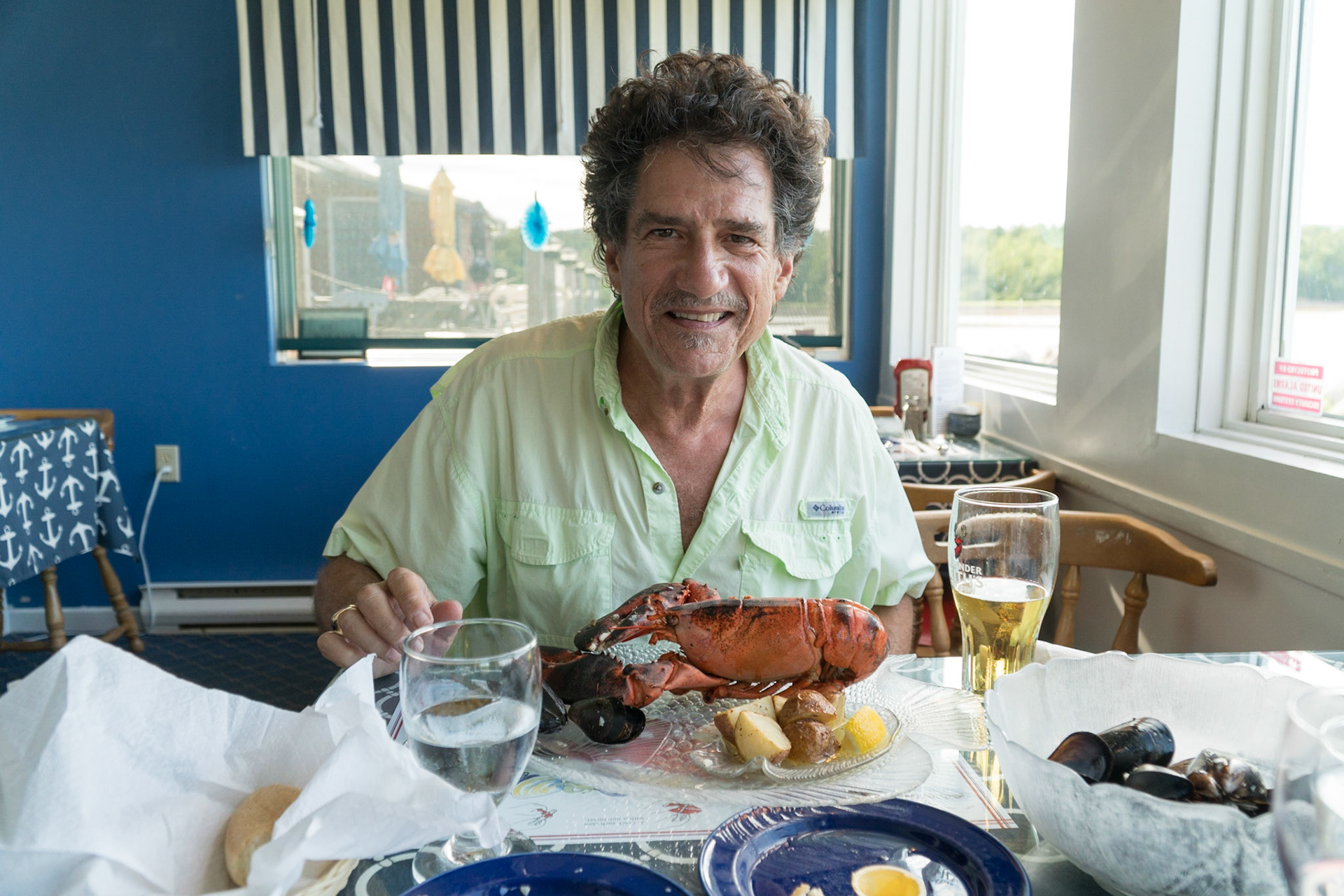 Lobster dinner on St Anns Bay, along the Cabot Trail