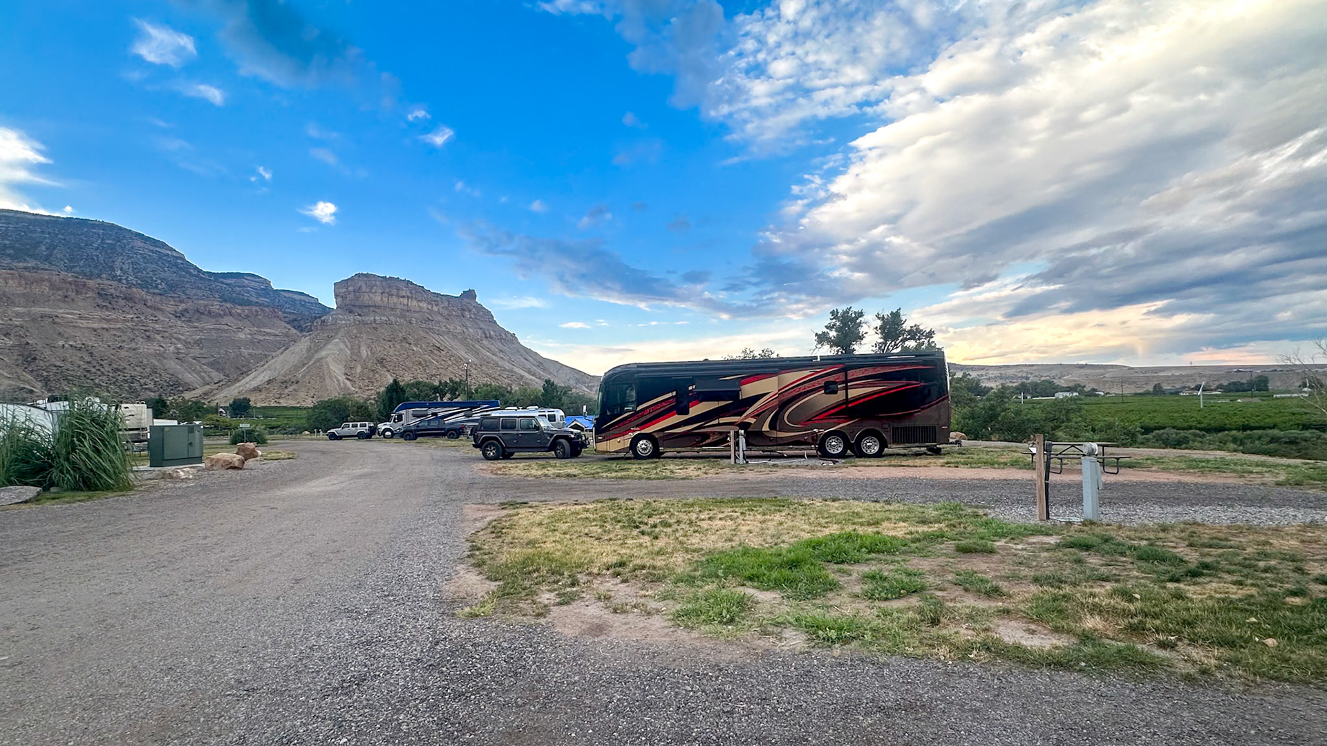 Our site along the Colorado River