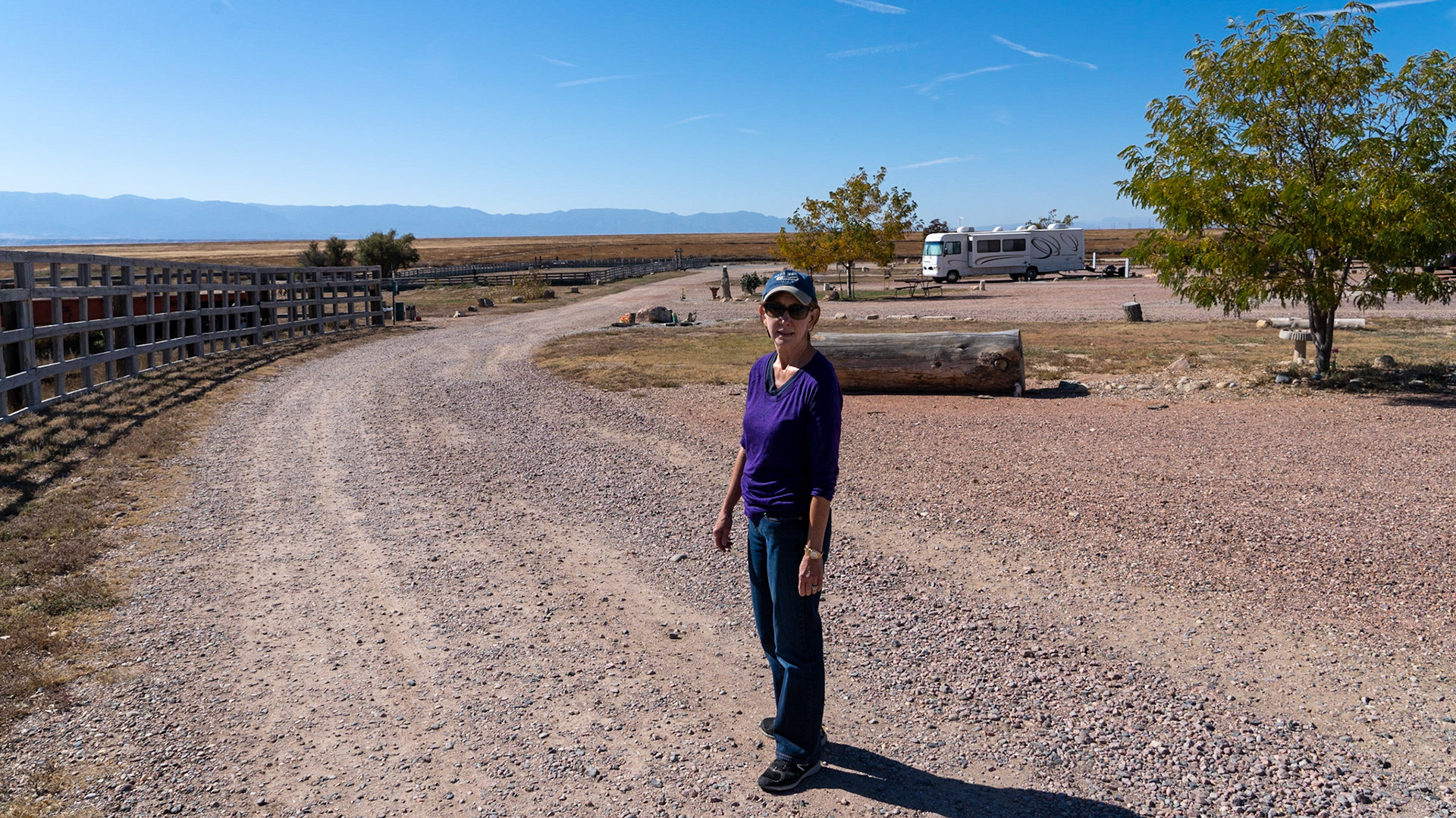Afternoon walk at our campground near Pueblo