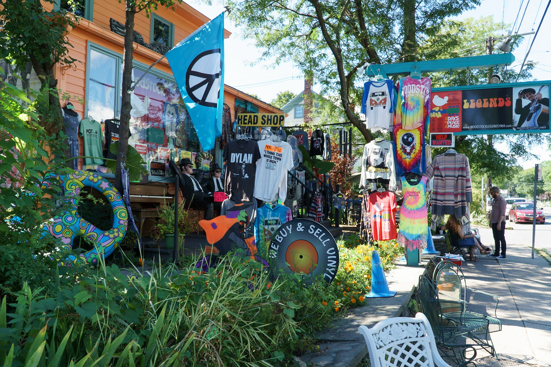Along Main Street in Woodstock