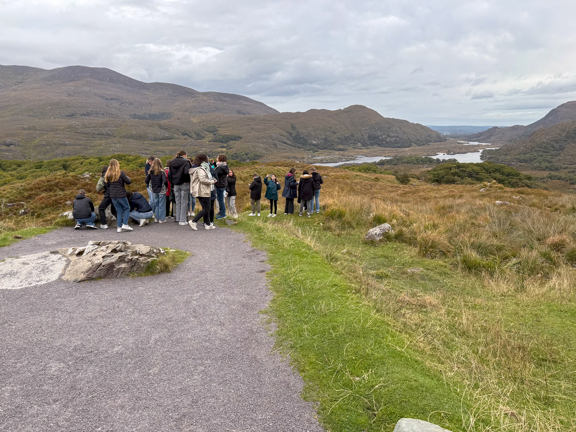 French students messing up our view