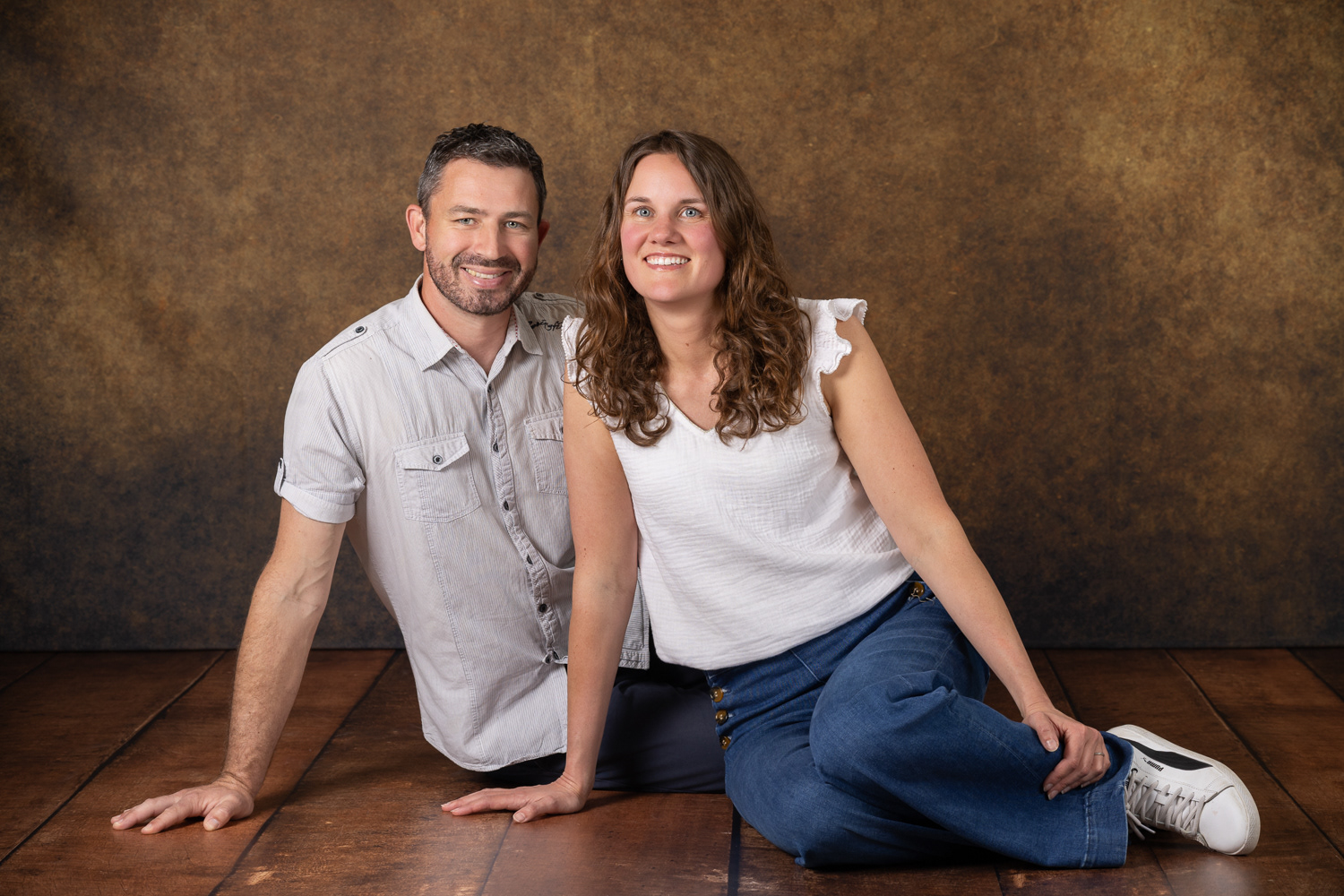 Portraits de famille en studio © Carole Bertaux Photographe - Tous droits réservés