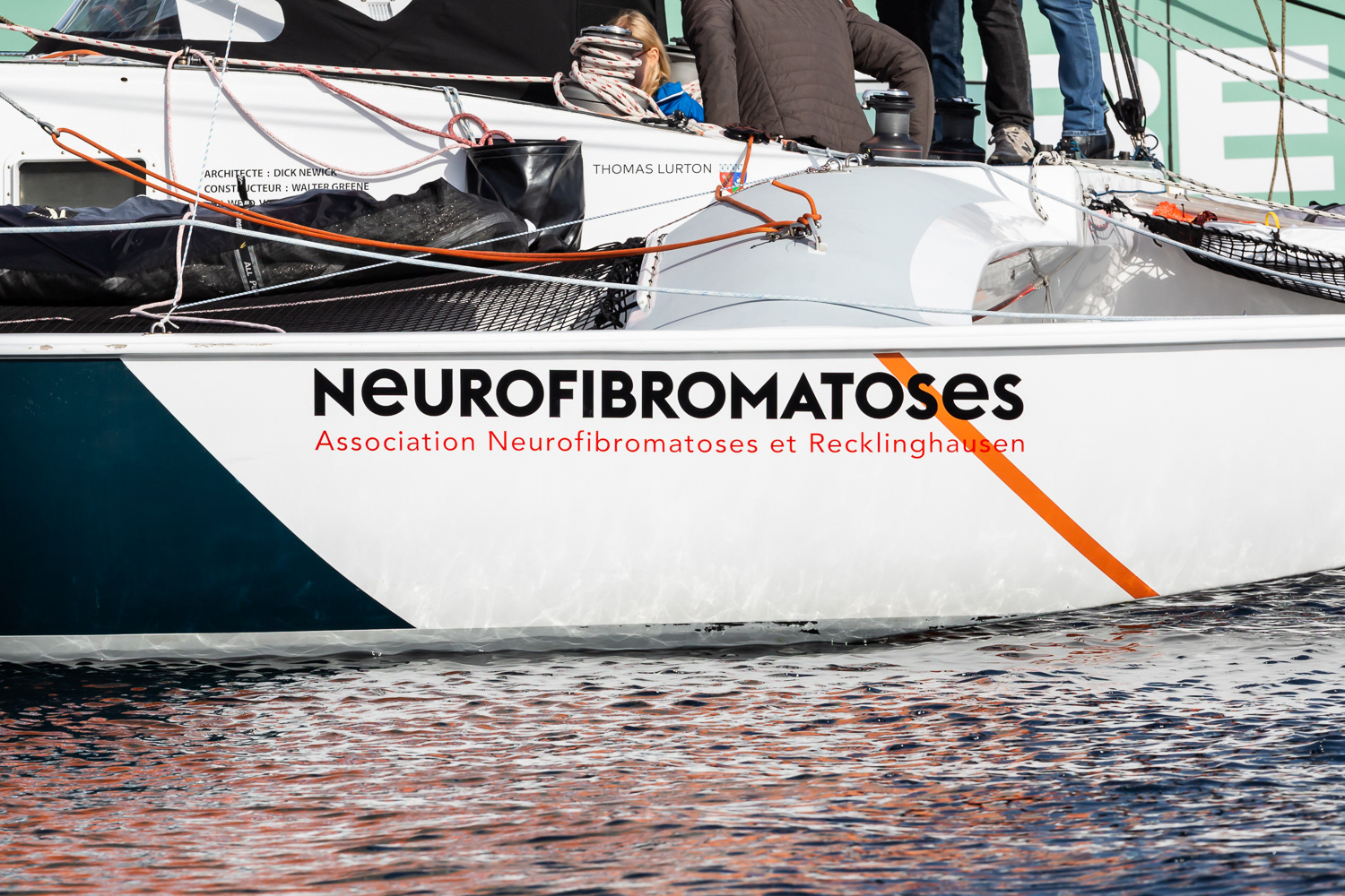 Thomas Lurton - Route du Rhum - Ose Neurofibromatoses - © Carole Bertaux Photographe - Tous droits réservés