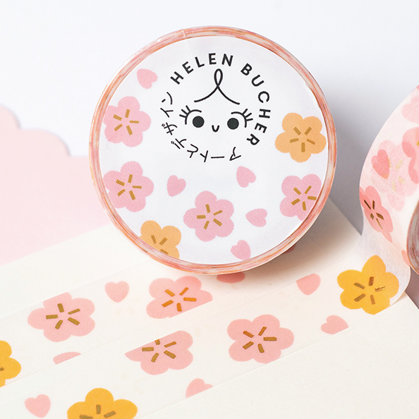 Sakura - with gold foiling details