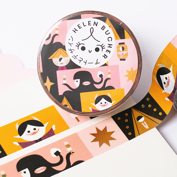 Yokai - with gold foiling details