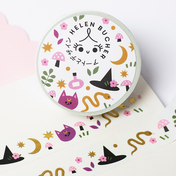 Witch Time - with gold foiling details
