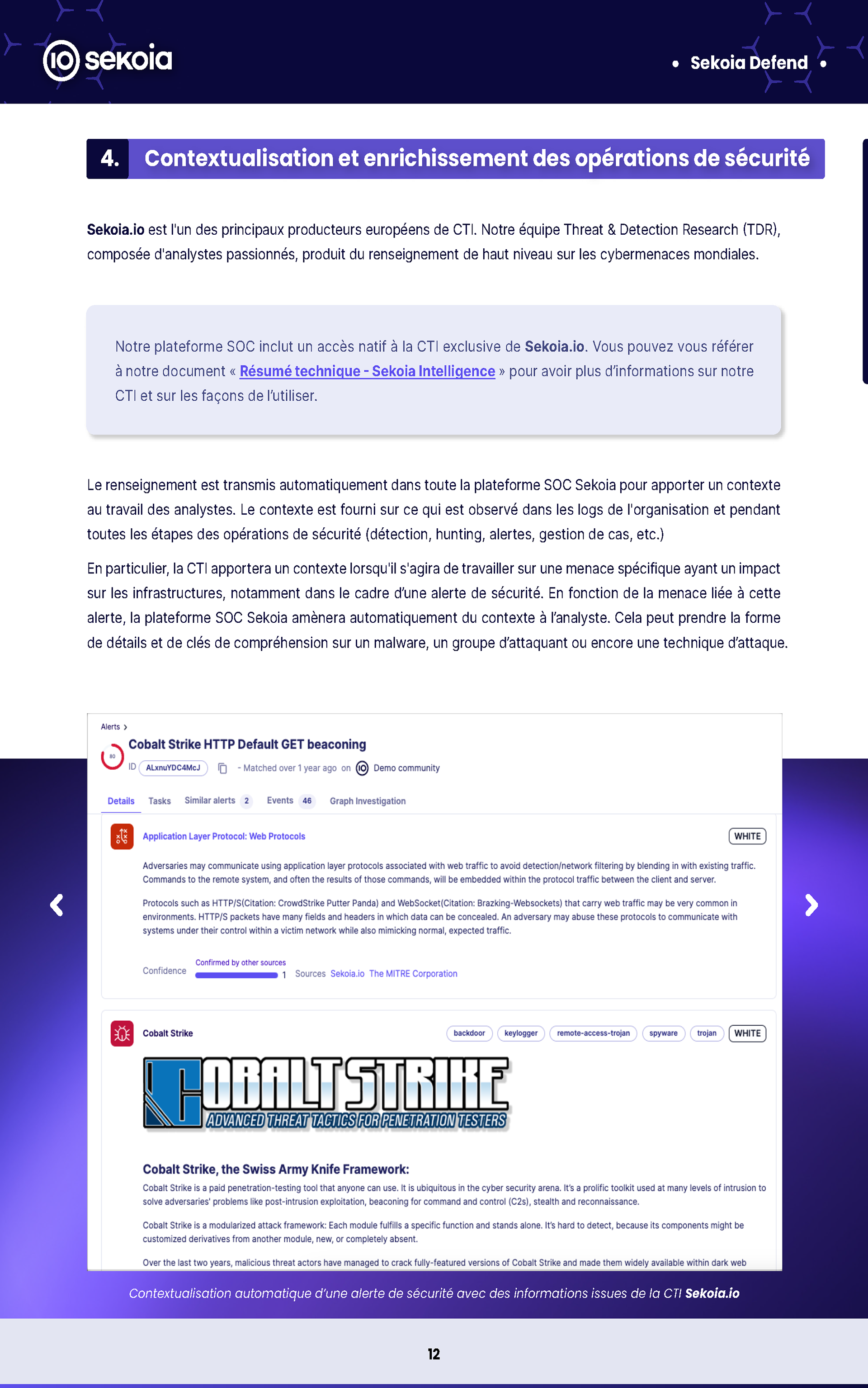 SEKOIA.IO CTI Technical Summary - Page 12