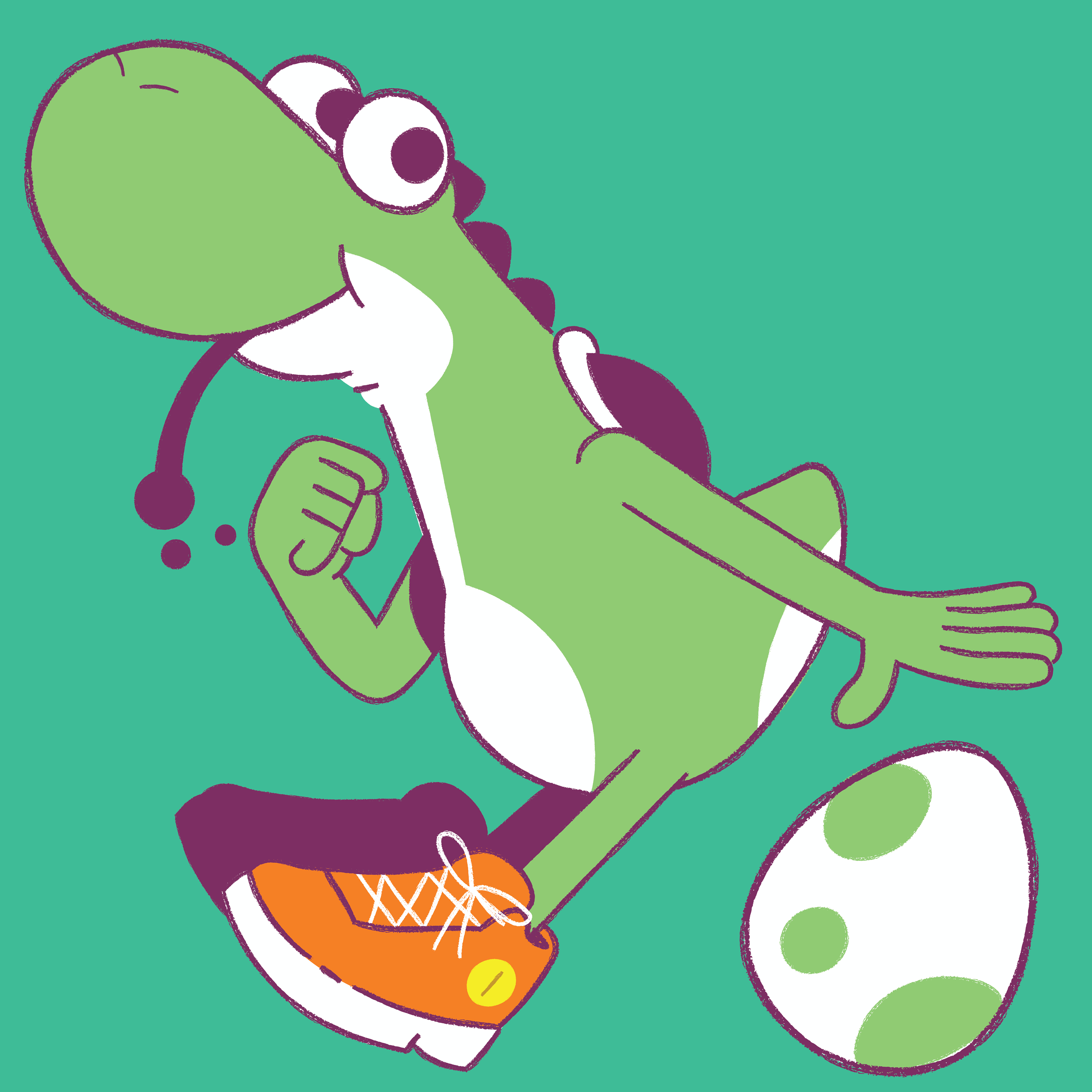 Yoshi from Mario.