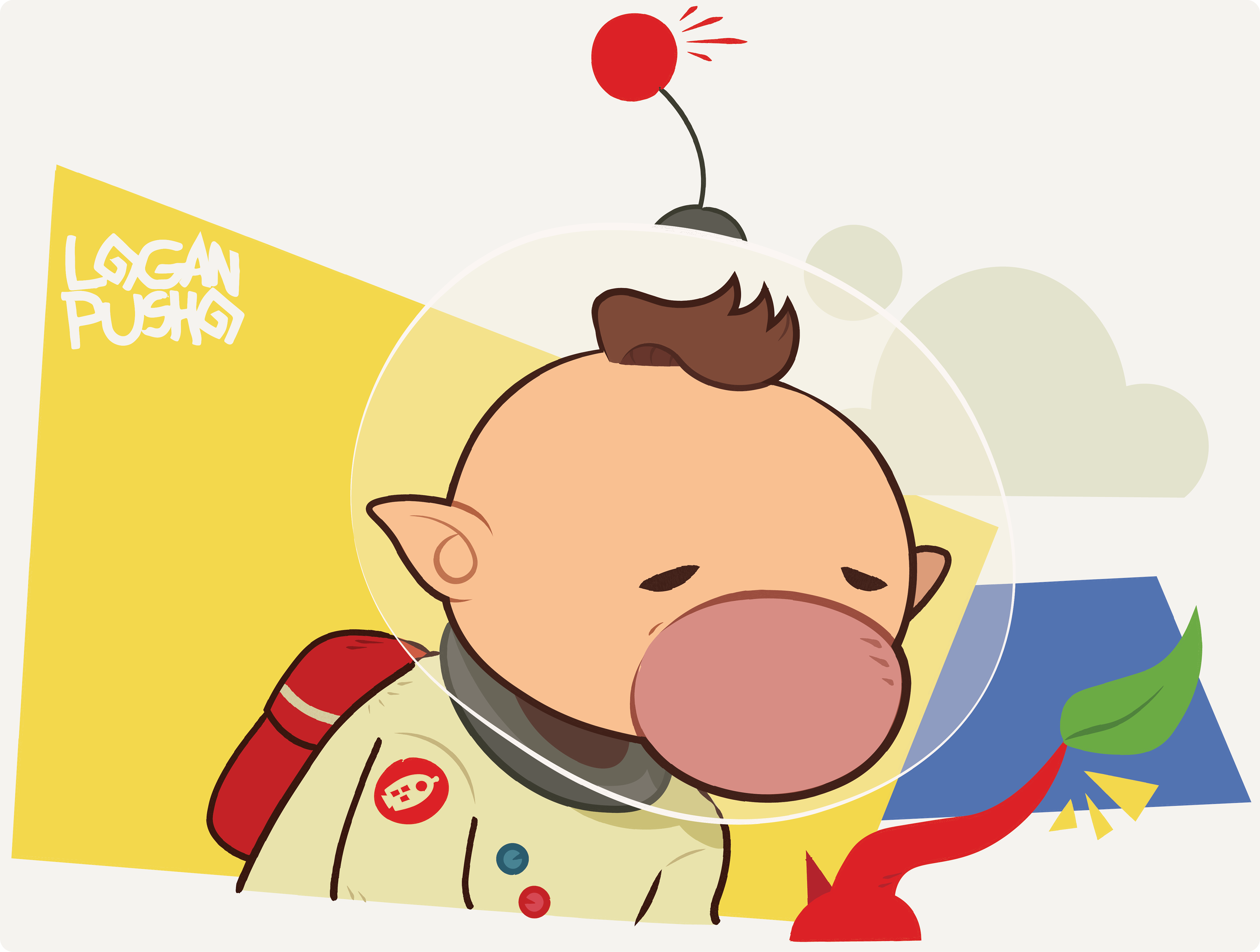 Captain Olimar from the Pikmin series.