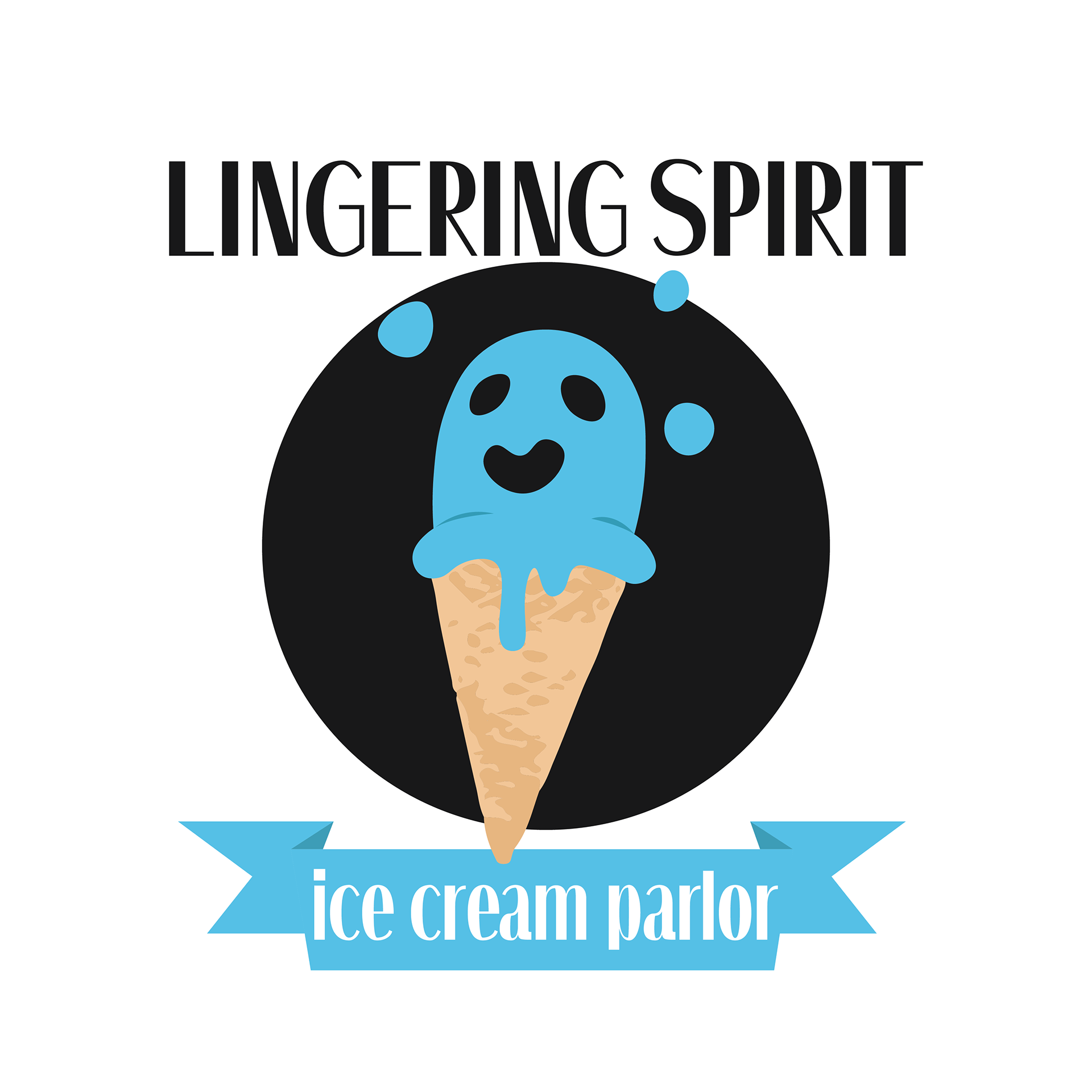 A logo for a fake ice cream parlor.