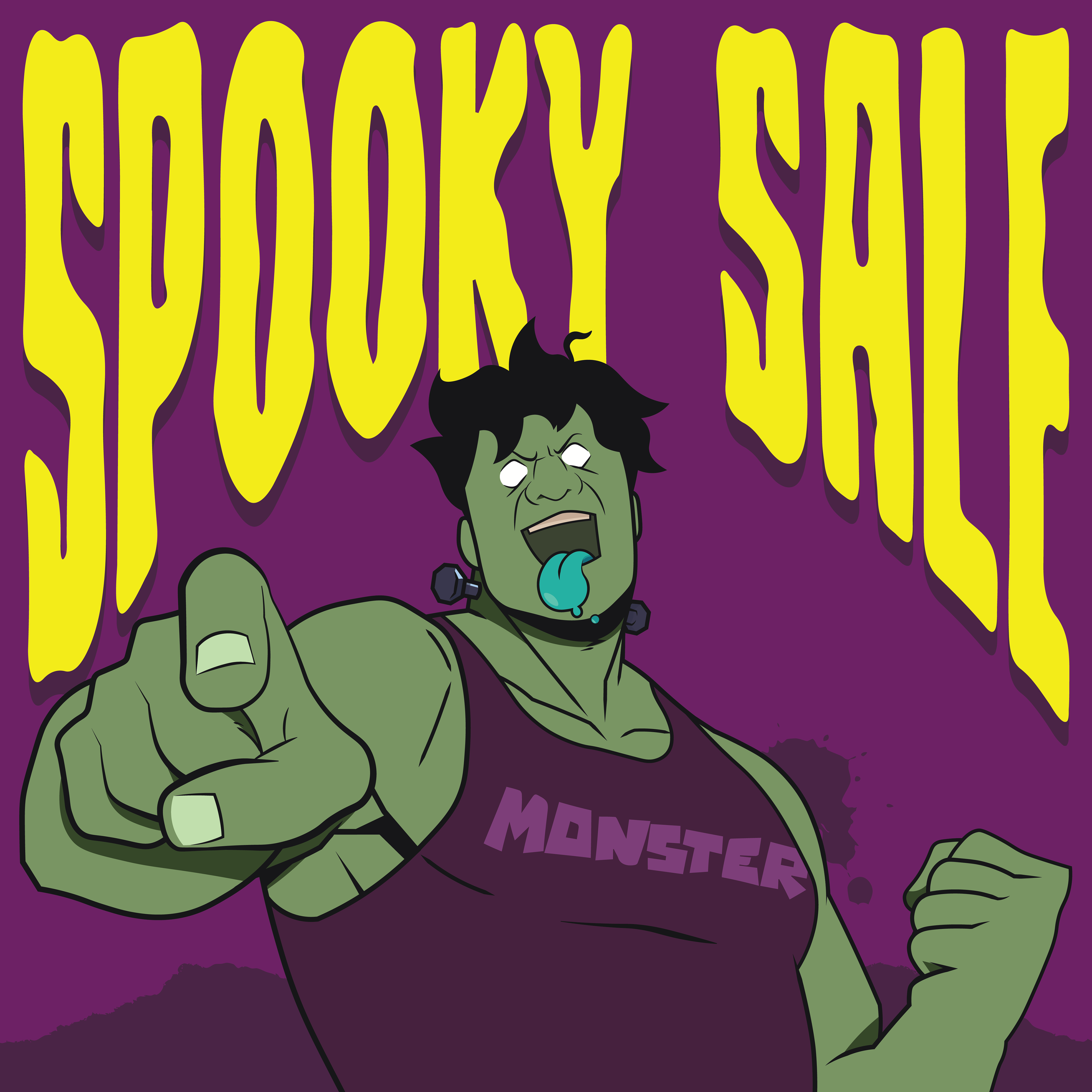 Halloween ad for posting on social media.