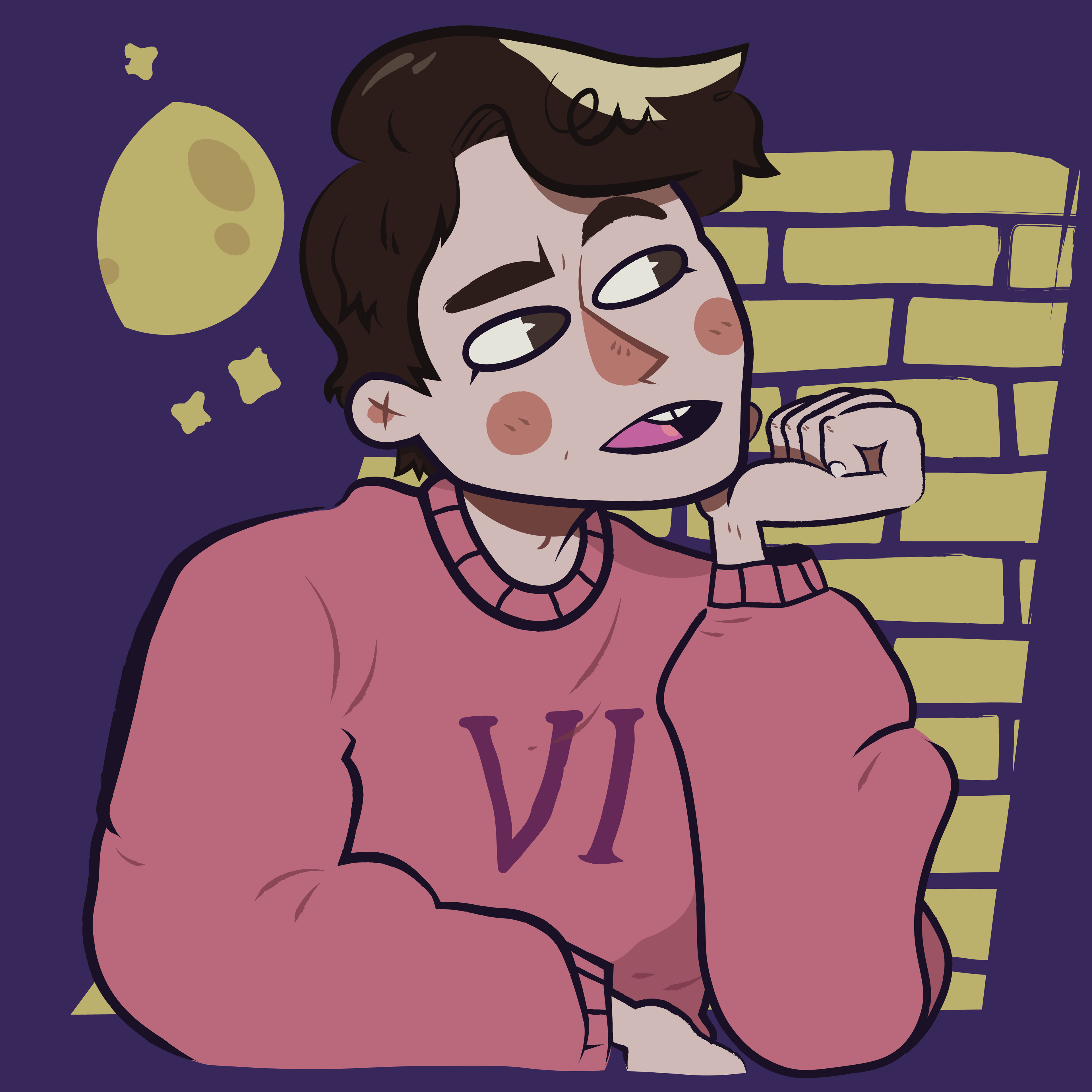 Another drawing of myself. (Surprise.)