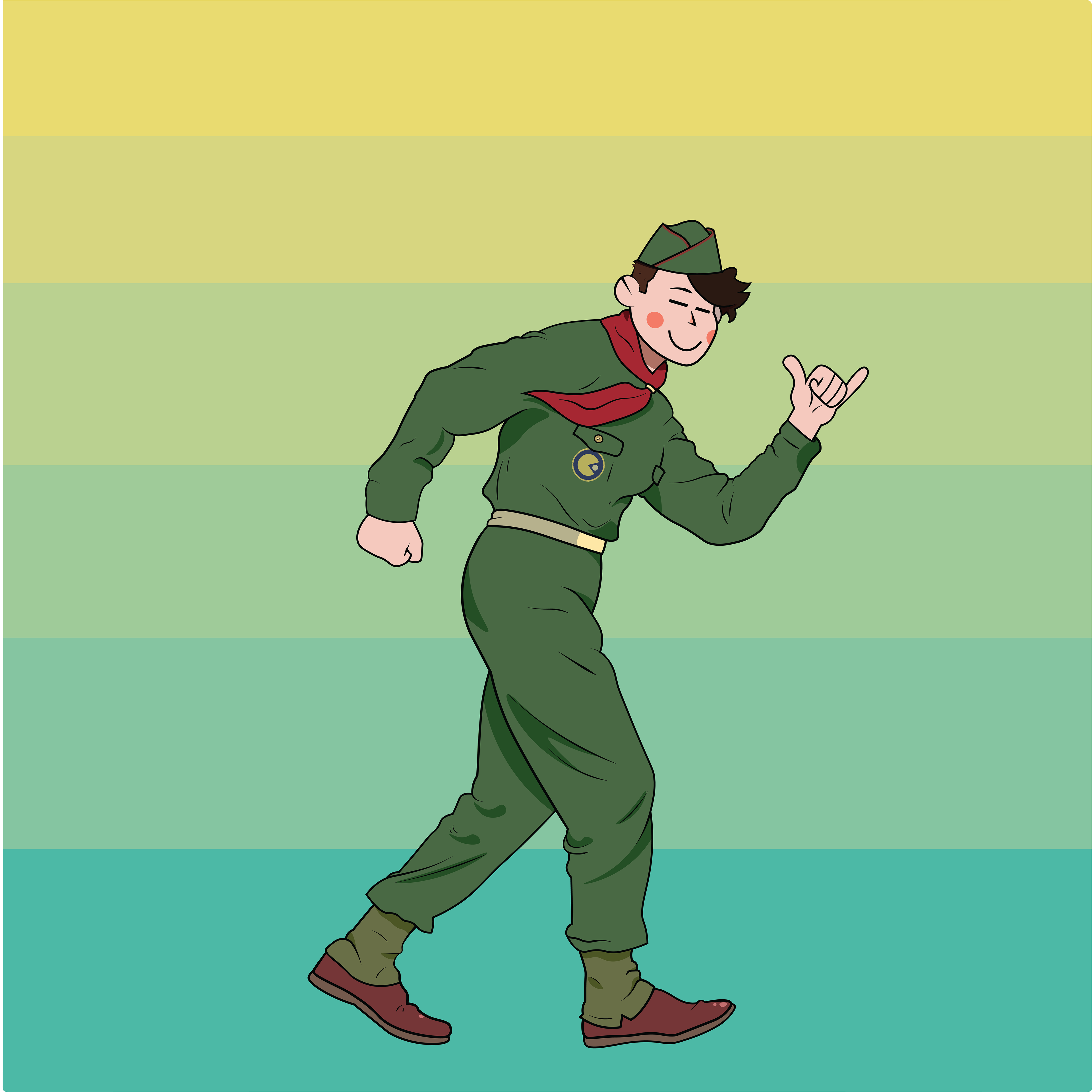 Boy scout.