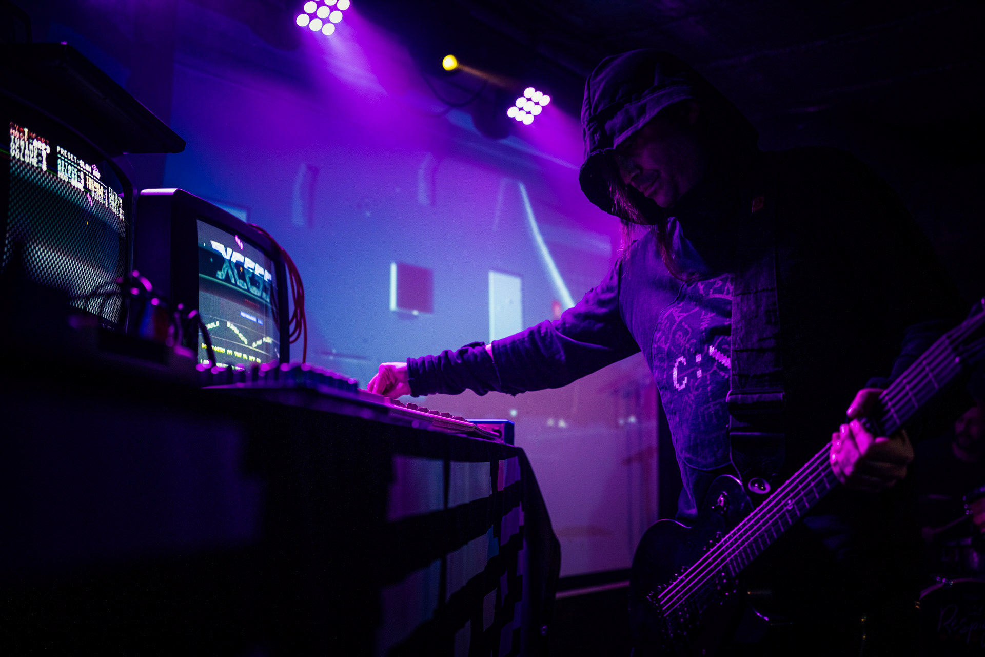 2023.02.24 - Master Boot Record - Rome, Italy band. I am a 486DX-33MHz-64MB processing avant-garde chiptune, synthesized heavy metal &amp; classical symphonic music. Synthesized, Dehumanized.Winiary Bookings, Hydrozagadka, Warszawa. Fot. Andrzej Wasilkiewicz/Reporter