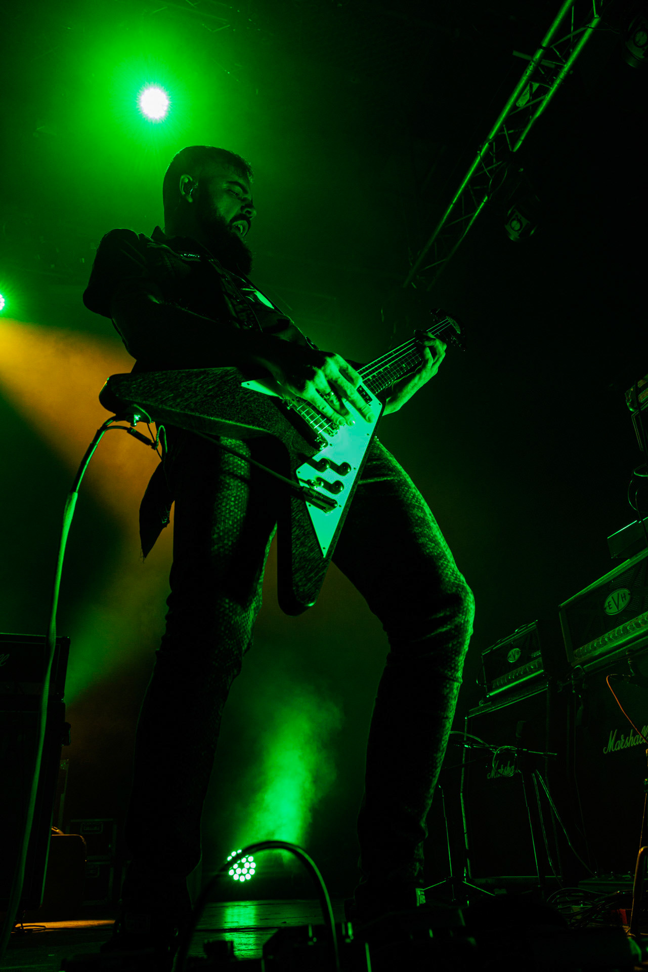 Dopelord - na warszawskim koncercie Vader w Progresji, down-tempo, stoner, metal, n/z Pawel Mioduchowski - gitara, wokal,n/z Grzegorz Pawłowski - gitara prowadząca,n/z Piotr Zin - gitara basowa, wokal,n/z Tomasz Walczak - perkusja,Left Hand Sounds, Knock Out Productions, Massive Music,fot. Andrzej Wasilkiewicz/Reporter