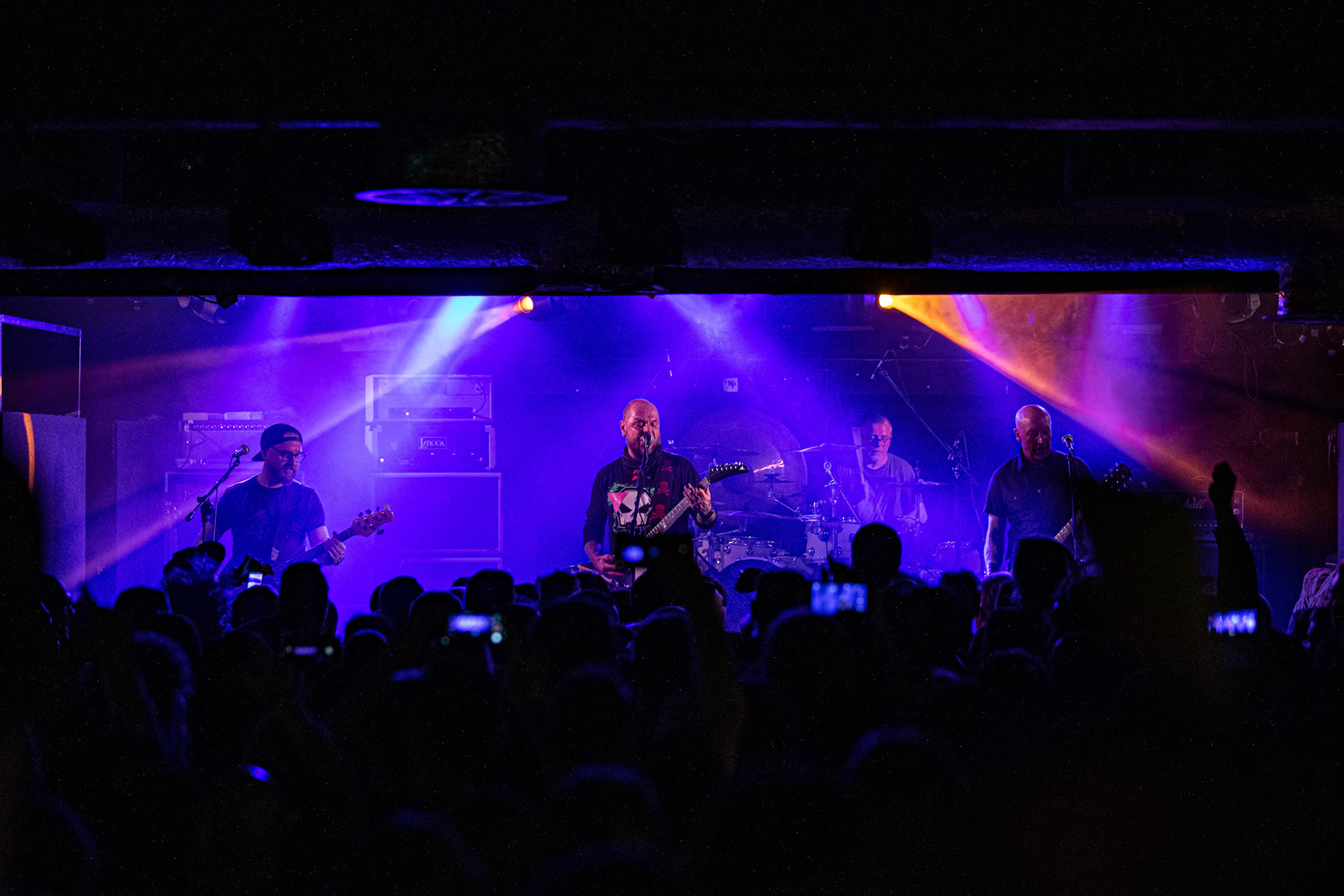 02.02.2020 Koncert Illusion w warszawskiej Proximie. 
n/z Paweł Herbasch – perkusja
n/z Tomasz Lipnicki – gitara, wokal,
n/z Jerzy Rutkowski – gitara
n/z Jarosław Śmigiel – gitara basowa
Polski grunge, hardcore, hardrock, Winiary Bookings fot. Andrzej Wasilkiewicz/REPORTER