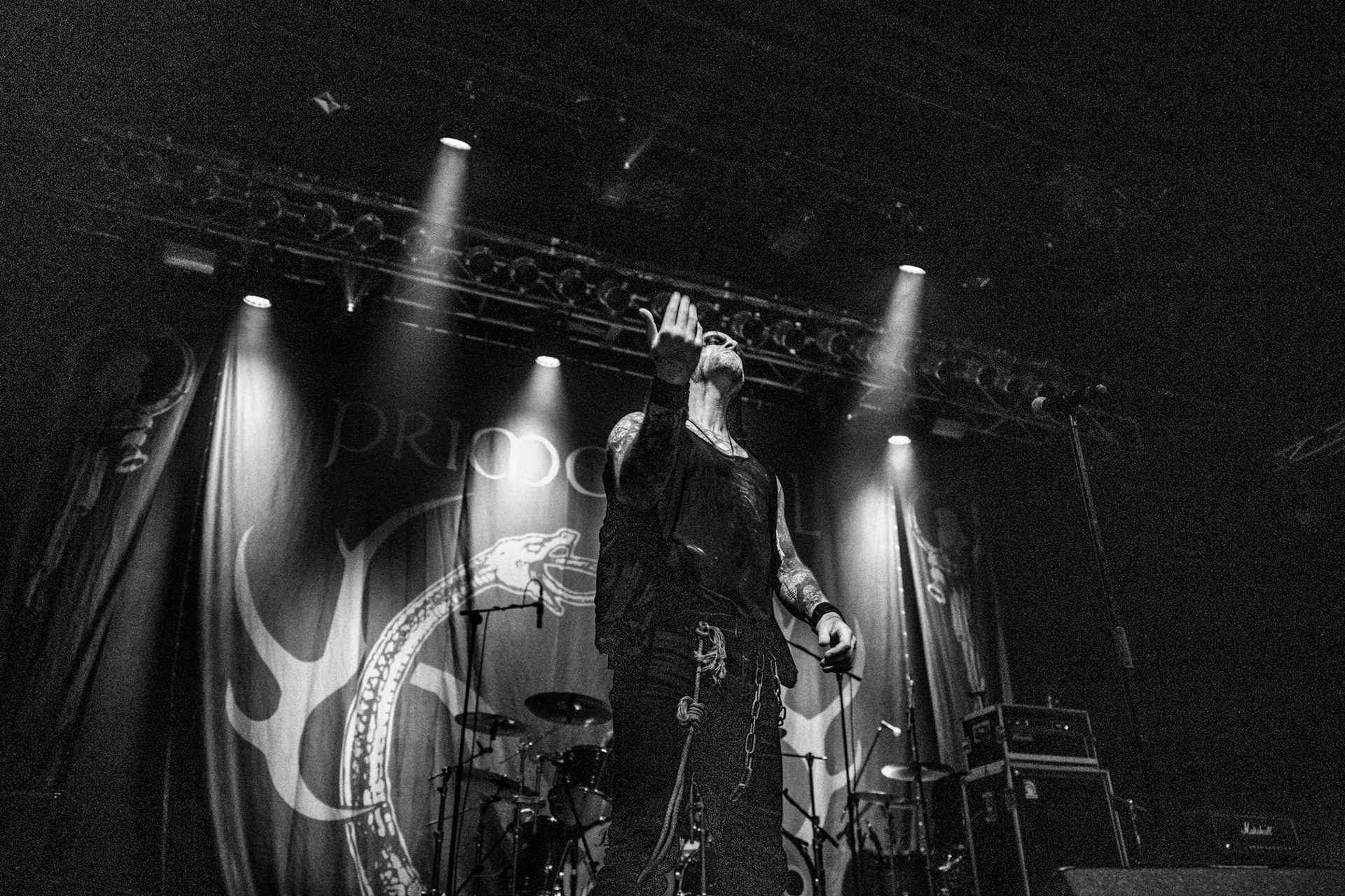 21.12.2019 Metalowa Wigilia 2019 w warszawskiej Progresji.
Koncert zespołu Primordial, irlandzki metal.
Massive Music 
fot. Andrzej Wasilkiewicz/REPORTER