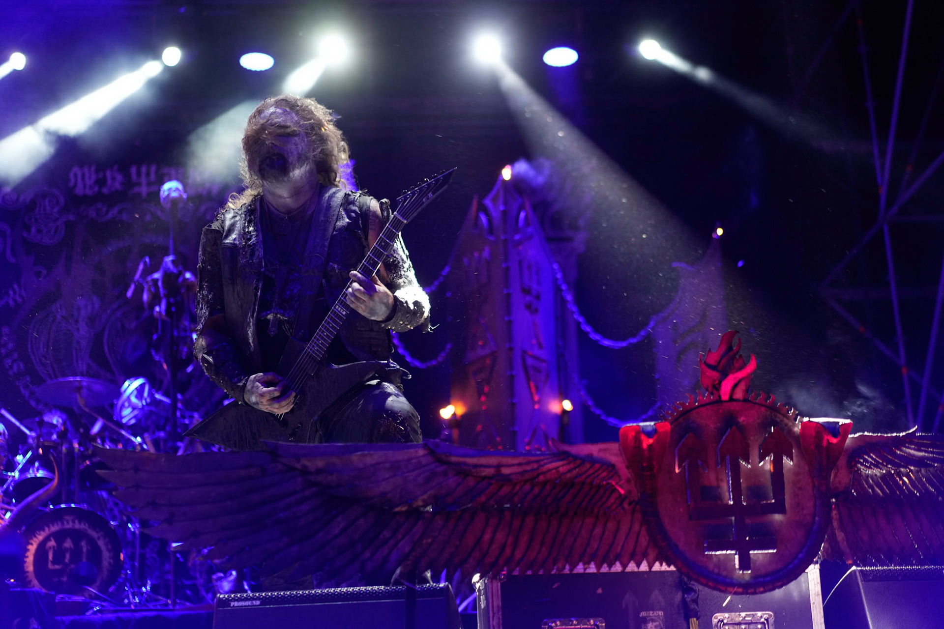 9.06.2023 Watain dzien drugi festiwaluMystic Festival 2023, Stocznia Gdanska fot. Andrzej Wasilkiewicz/Reporter