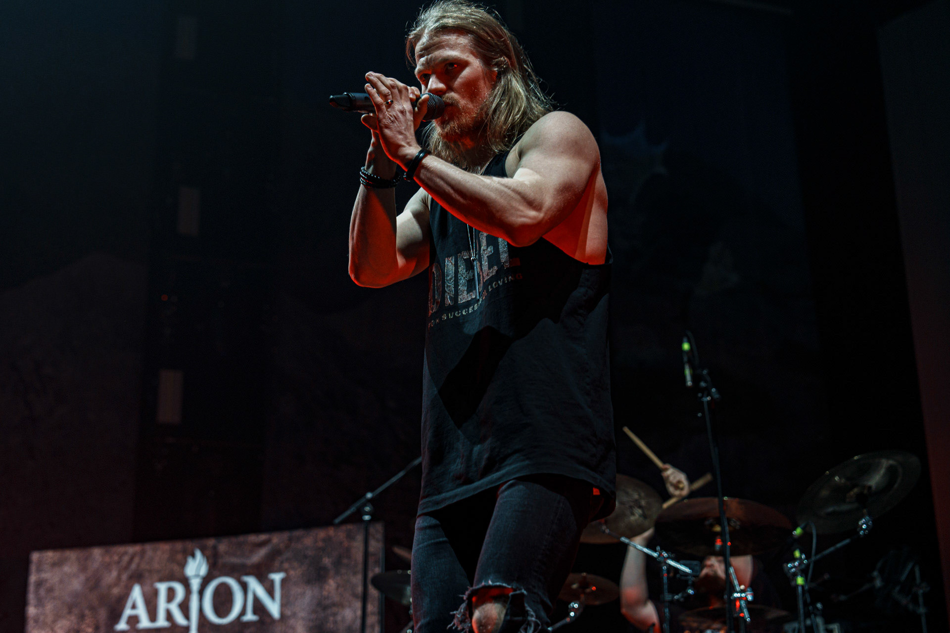 29.01.2023 - Arion  - warszawski koncert finskich metali przed Dream Theater, hala COS Torwar. Produkcja Winiary Bookings. Fot. Andrzej Wasilkiewicz/Reporter