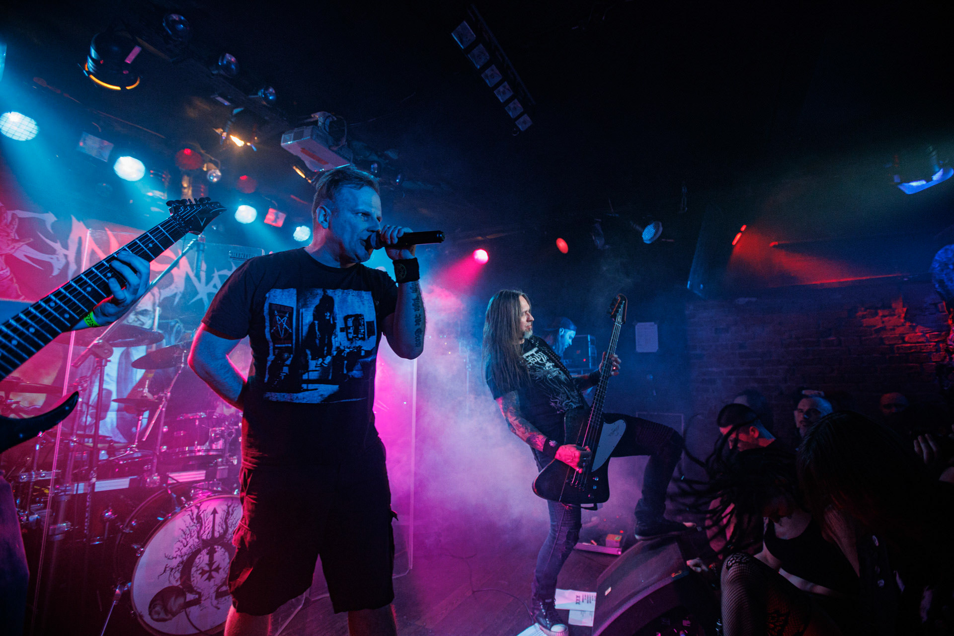 18.03.2022 VIRGIN SNATCH - INFERNALIS RESURGENTIS - Warszawski koncert zespolu VIRGIN SNATCH,thrash metal, death metal,n/z Lukasz "Zielony" Zielinski wokal,fot. Andrzej Wasilkiewicz/Reporter