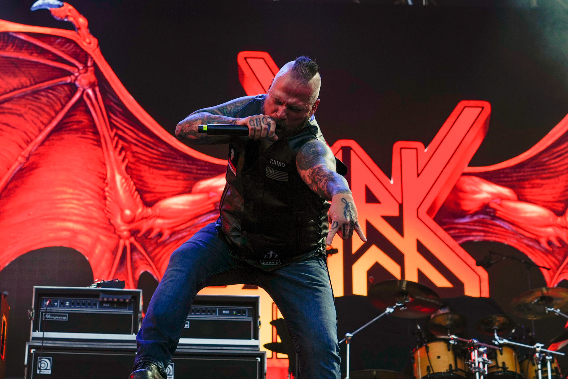 10.06.2023 Dark Angel trzeci dzien festiwaluMystic Festival 2023, Stocznia Gdanska fot. Andrzej Wasilkiewicz/Reporter