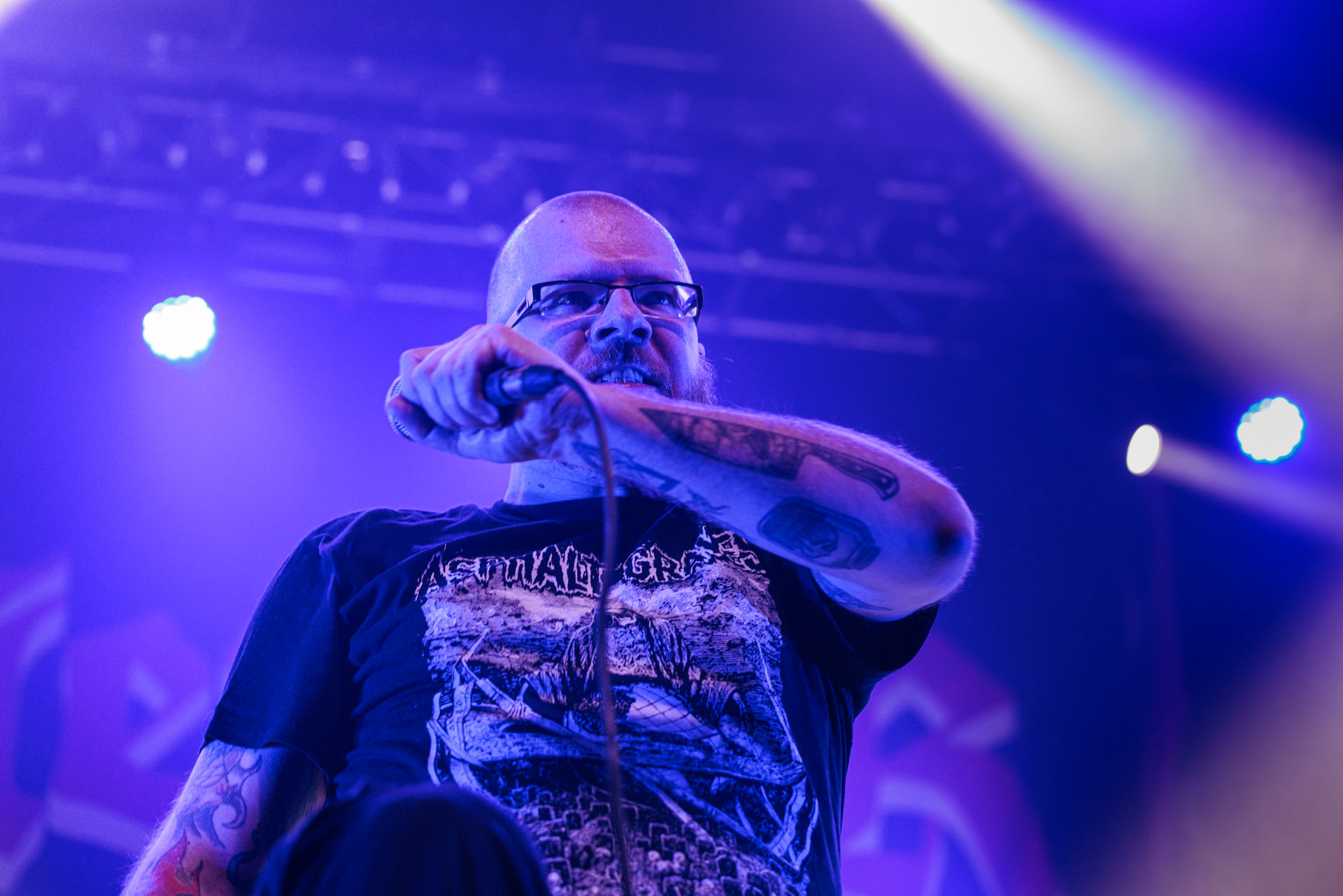 Mentor - na warszawskim koncercie Vader w Progresji, bluzniercza hybryda black metalu i hc punka z Sosnowca,n/z Raum's Chord - Guitarn/z Leviathan's Punch - Drumsn/z Gusion's Drone - Bassn/z King Of Nothing - Vocalsn/z Satan - ManagementLeft Hand Sounds, Knock Out Productions, Massive Music,fot. Andrzej Wasilkiewicz/Reporter