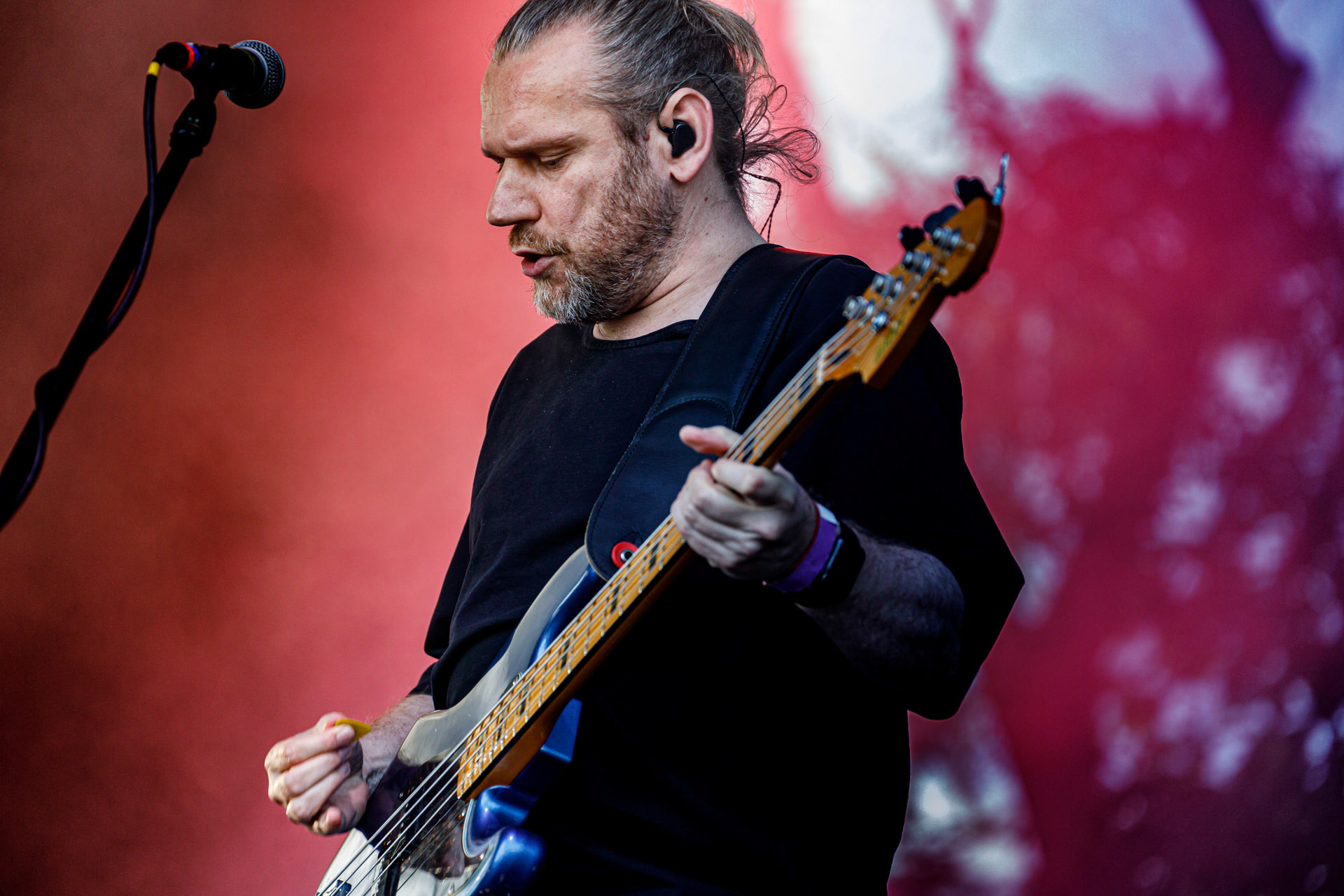 10.07.2022 Organek -  Antyfest Antyradia 2022 - Warszawa, letnia scena klubu Progresja. Tomasz Organek – gitara, wokal,Adam Staszewski – gitara basowa,Robert Markiewicz – perkusja,Tomasz Lewandowski – instrumenty klawiszowe,Rock alternatywny.fot. Andrzej Wasilkiewicz/Reporter