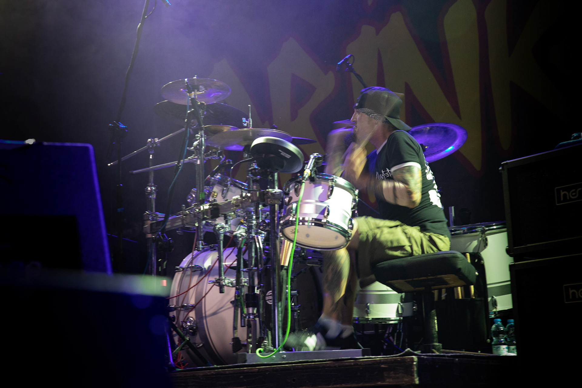 Legendy Metalu Acid Drinkers - rock, trashmetal, - koncert Legendy Metalu w warszawskiej Progresji, 

Tomasz "Titus" Pukacki 
Dariusz "Popcorn" Popowicz 
Maciej "Ślimak" Starosta 
Łukasz "Dzwon" Cyndzer
fot. Andrzej kaziq Wasilkiewicz/Reporter