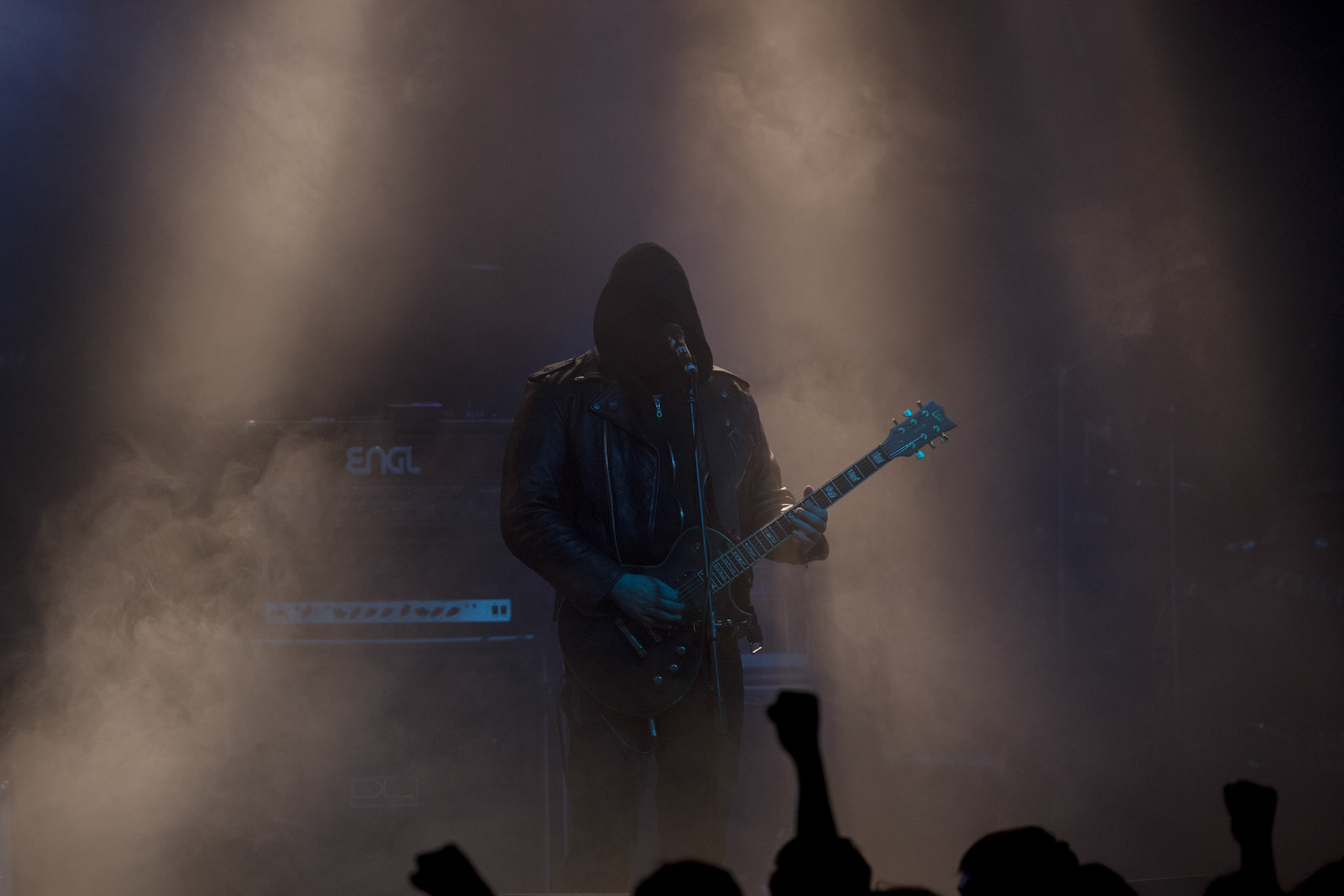 15.12.2017r. Mgła koncert Merry Christless - Warszawa Progresja, Mikołaj M. Żentara - gitara, gitara basowa wokal,
Maciej Darkside Kowalski perkusja,
   fot. Andrzej Wasilkiewicz/Reporter