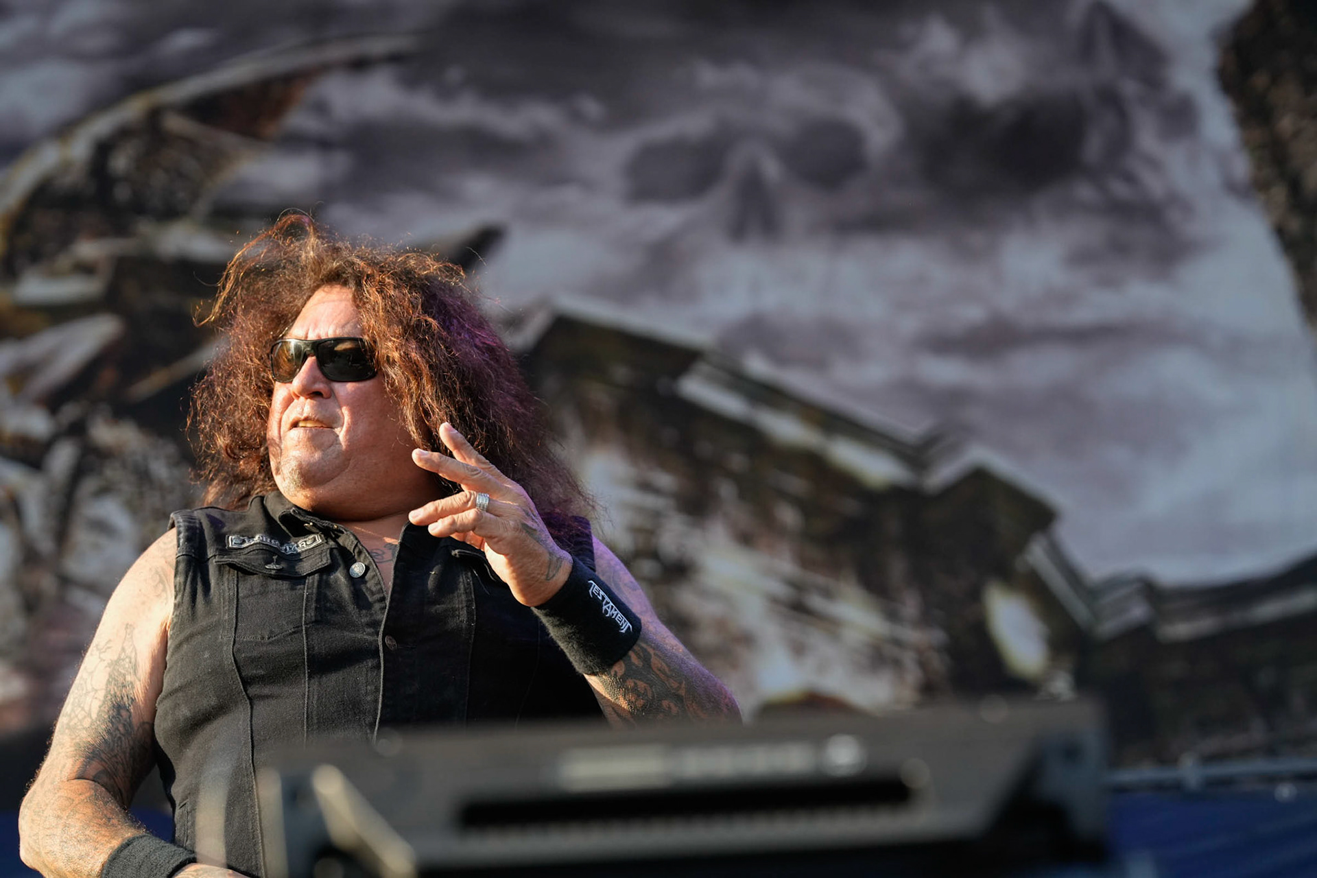 7.06.2023 Testament dzien pierwszy festiwaluMystic Festival 2023, Stocznia Gdanska fot. Andrzej Wasilkiewicz/Reporter