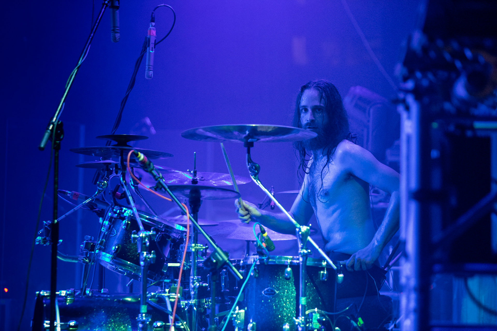 Legendy Metalu Vader - Death Metal - koncert Legendy Metalu w warszawskiej Progresji, 
Peter: Guitar + Vocals
Pajak: Guitar
Hal: Bass
James: Drums
fot. Andrzej kaziq Wasilkiewicz/Reporter