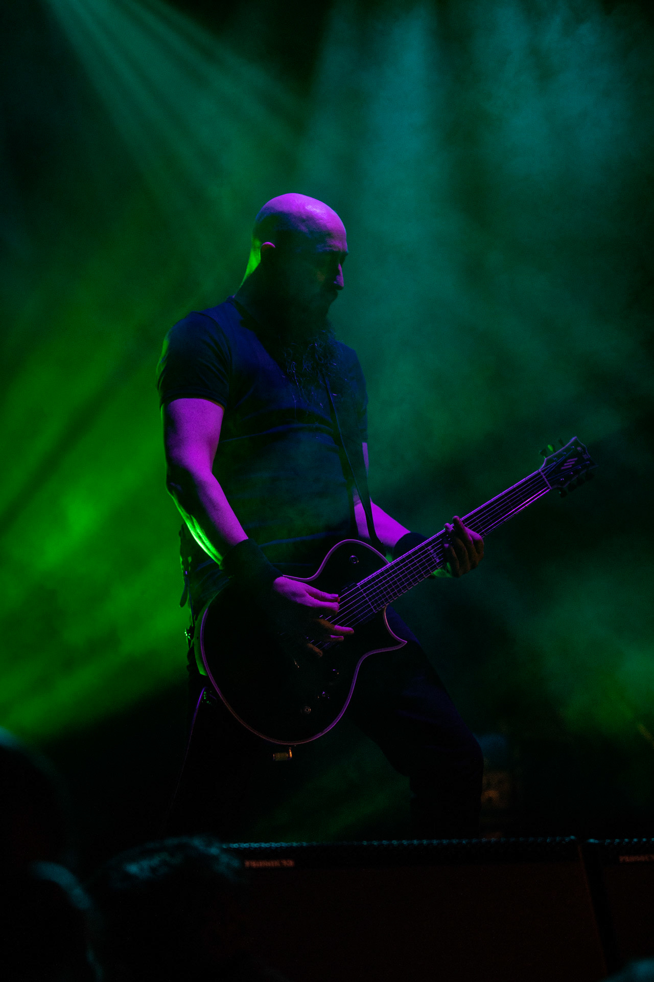 16.09.2021 Paradise Lost - koncert  Krakow, Hype Park,Knock Out Production, Nuclear Blast, n/z Aaron Aedy – gitara rytmiczna,Fot. Andrzej Wasilkiewicz/Reporter