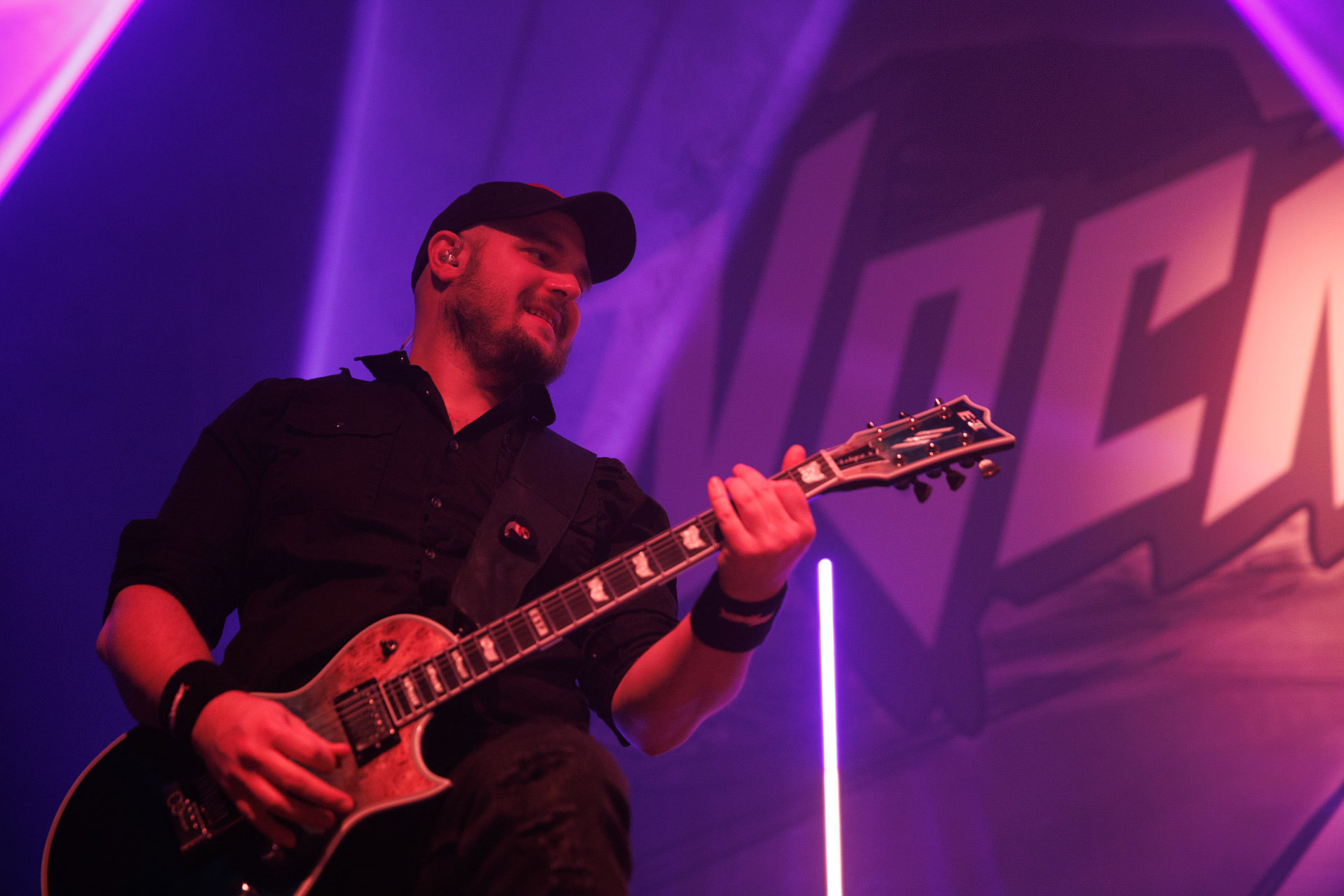 18.12.2021 Nocny Kochanek - Antysylwester Antyradia,18 lat klubu Progresja,Nocny Kochanek - koncert Warszawa,Progresja, Zdrajcy Metalu, klasyczny heavy metal, Alter Ego, Night Mistress.n/z Robert Kazon Kazanowski – gitara,Fot. Andrzej Wasilkiewicz/Reporter