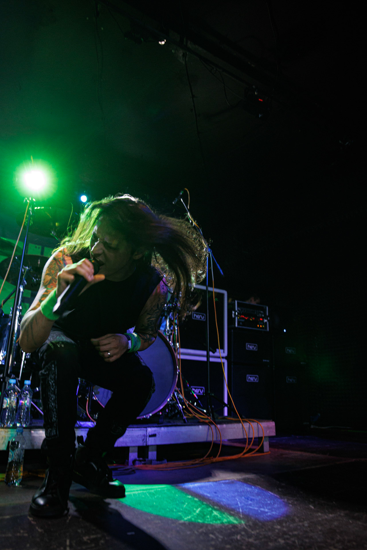 13.11.2021 House Of Death - koncert Warszawa RemontJuan Carlos Cano - wokal,Szymon „Sajmon” Synowka – perkusja,Adam Bielczuk - gitara,Tomasz „Tytus” Pukacki - bass,thrash metal, crossover thrash, heavy metal, speed metal, hard rock,fot. Andrzej Wasilkiewicz/Reporter