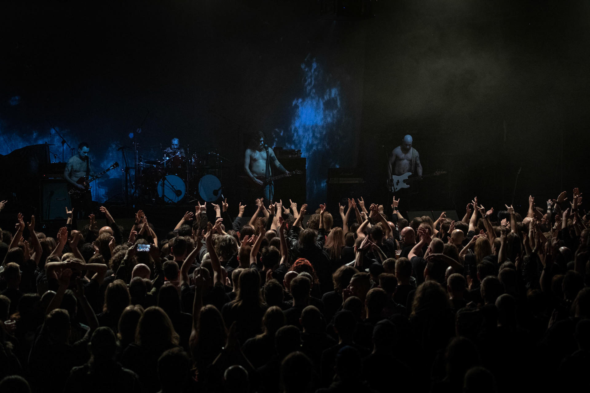 15.12.2019 koncert polskiego zespołu pieśni i końca Furia, Merry Christless 2019, Warszawa Klub Progresja,
zespół Nihila, kolektyw Let The World Burn, black metal, eksperymentalny metal, nekrofolk,
n/z Michał "Nihil" Kuźniak – wokal, sample, gitara, 
n/z Kamil "Sars" Staszałek – gitara basowa, 
n/z Grzegorz "Namtar" Kantor – perkusja, 
n/z Artur Rumiński – gitara elektryczna, 
New Aeon Musick, Knock Out Productions
fot. Andrzej Wasilkiewicz/REPORTER