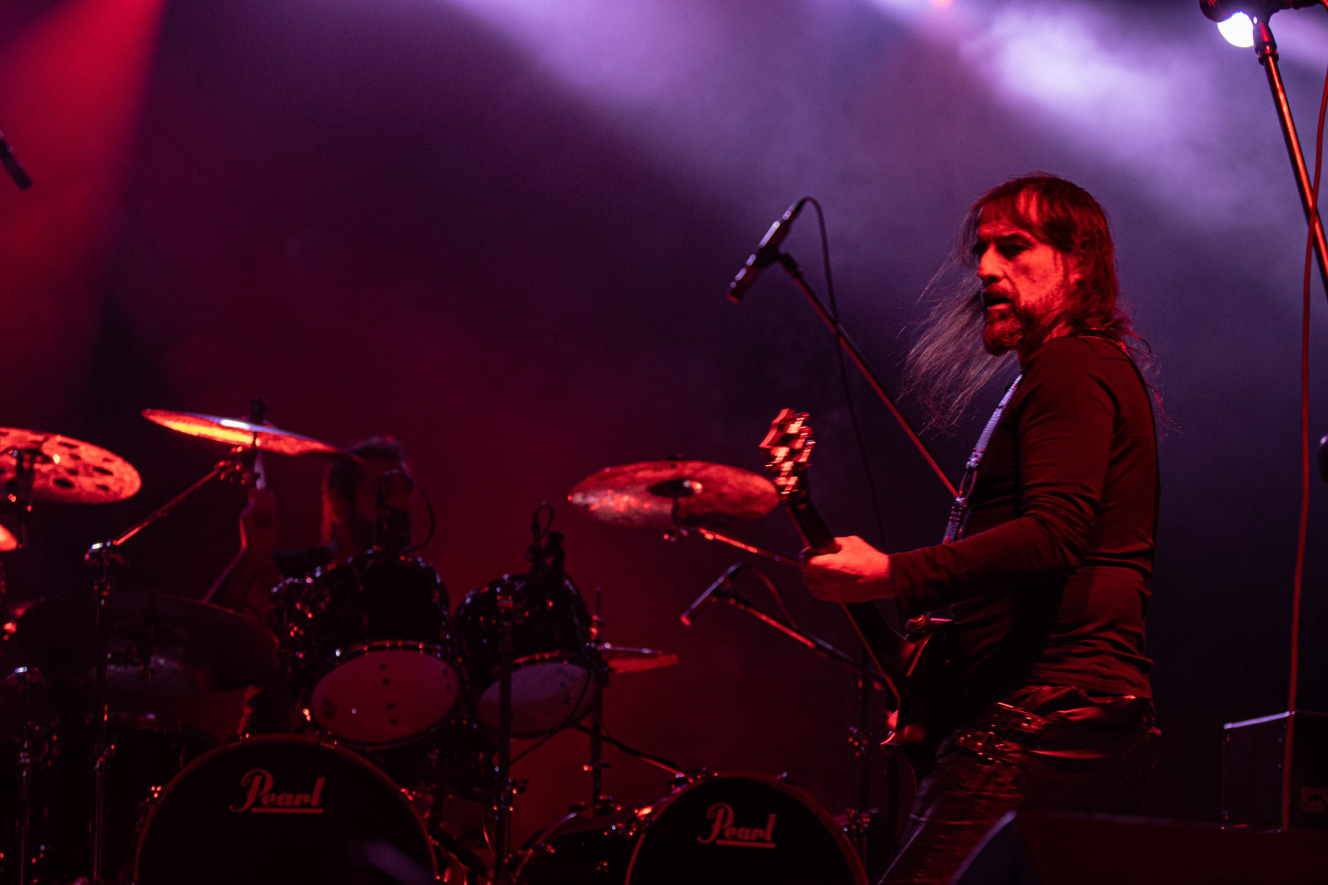 24.09.2021 koncert Rotting Christ, Warszawa, Progresja.N/z Sakis Tolis gitara wokal,N/z Themis Tolis perkusja, fot. Andrzej Wasilkiewicz/REPORTER