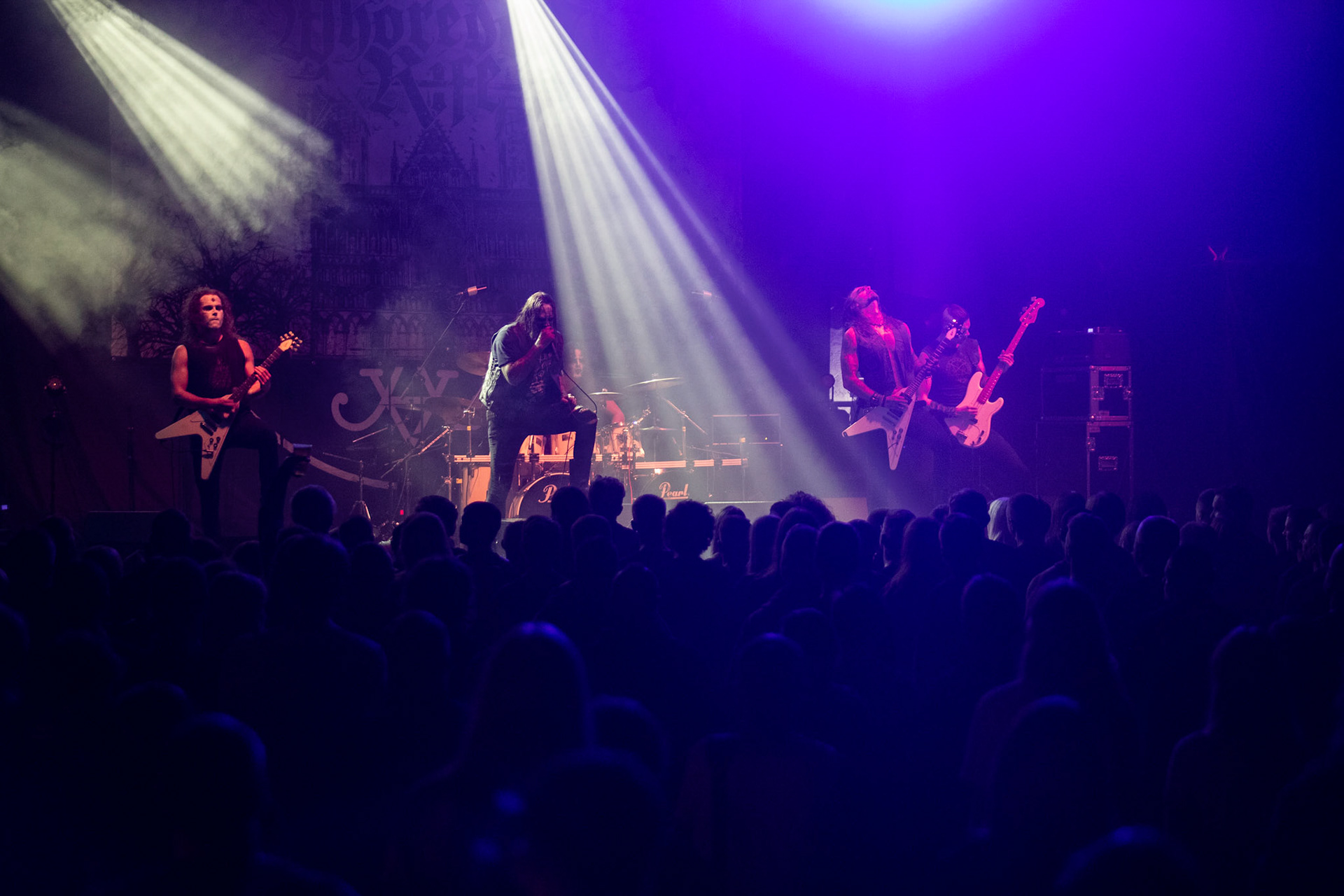 WHOREDOM RIFE - Norwegia - black metal,
koncert w Warszawskiej Progresji w ramach trasy Ecclesia Diabolica Baltica.
fot. Andrzej Wasilkiewicz/Reporter