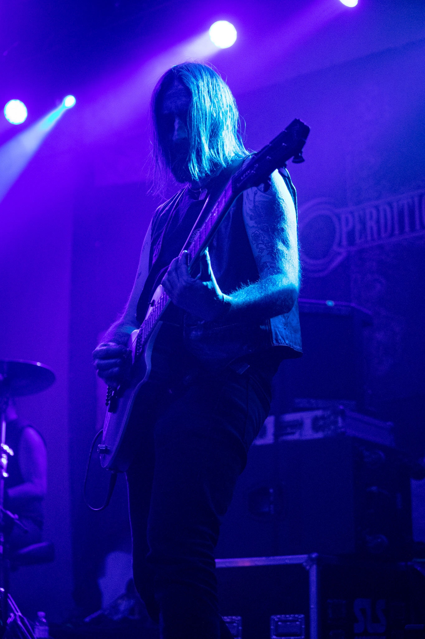 15.12.2019 koncert polskiego zespołu Blaze Of Perdition, Merry Christless 2019, Warszawa Klub Progresja,
black metal,
n/z Piotr "Mścisław" Bajus – gitara basowa, 
n/z Krzysztof "Wizun" Saran – perkusja,
n/z Łukasz "93" Barański – gitara,
n/z Paweł "Sonneillon" Marzec – wokal,
New Aeon Musick, Knock Out Productions
fot. Andrzej Wasilkiewicz/REPORTER