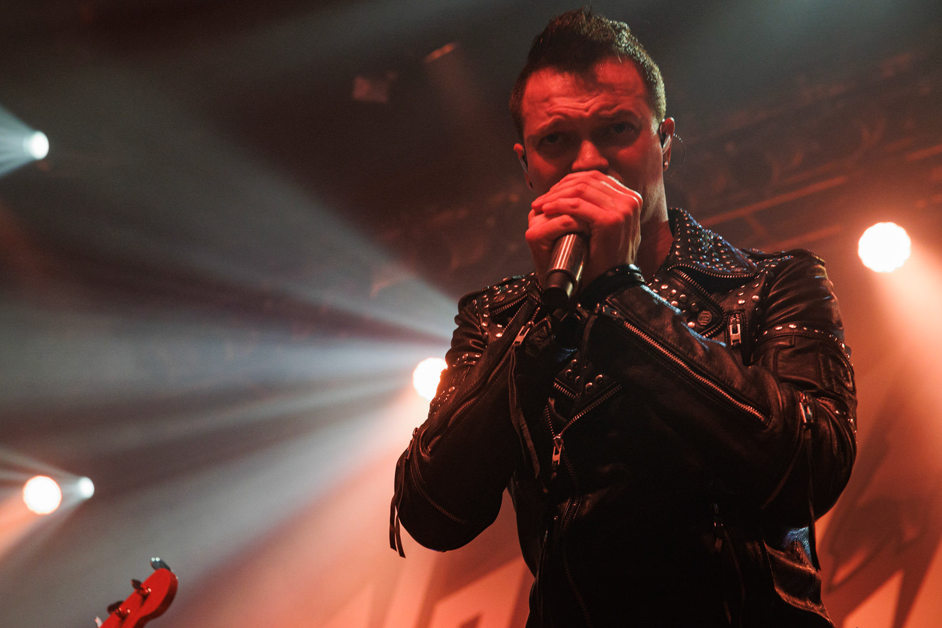 18.12.2021 Nocny Kochanek - Antysylwester Antyradia,18 lat klubu Progresja,Nocny Kochanek - koncert Warszawa,Progresja, Zdrajcy Metalu, klasyczny heavy metal, Alter Ego, Night Mistress.n/z Krzysiek Sokolowski – wokal,Fot. Andrzej Wasilkiewicz/Reporter