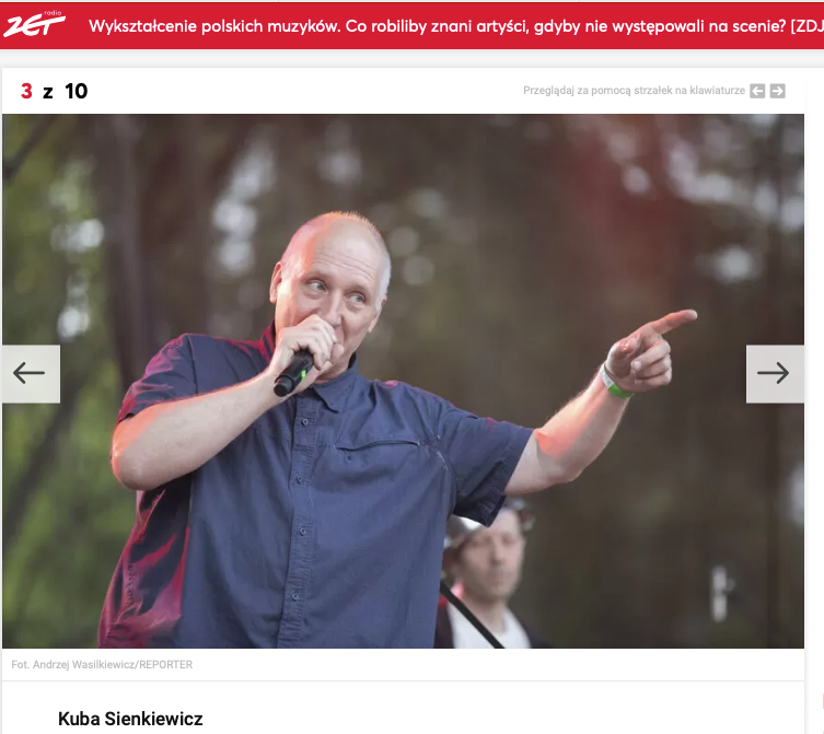 Kuba Sienkiewicz  - koncert Progresja Zaciery 2021